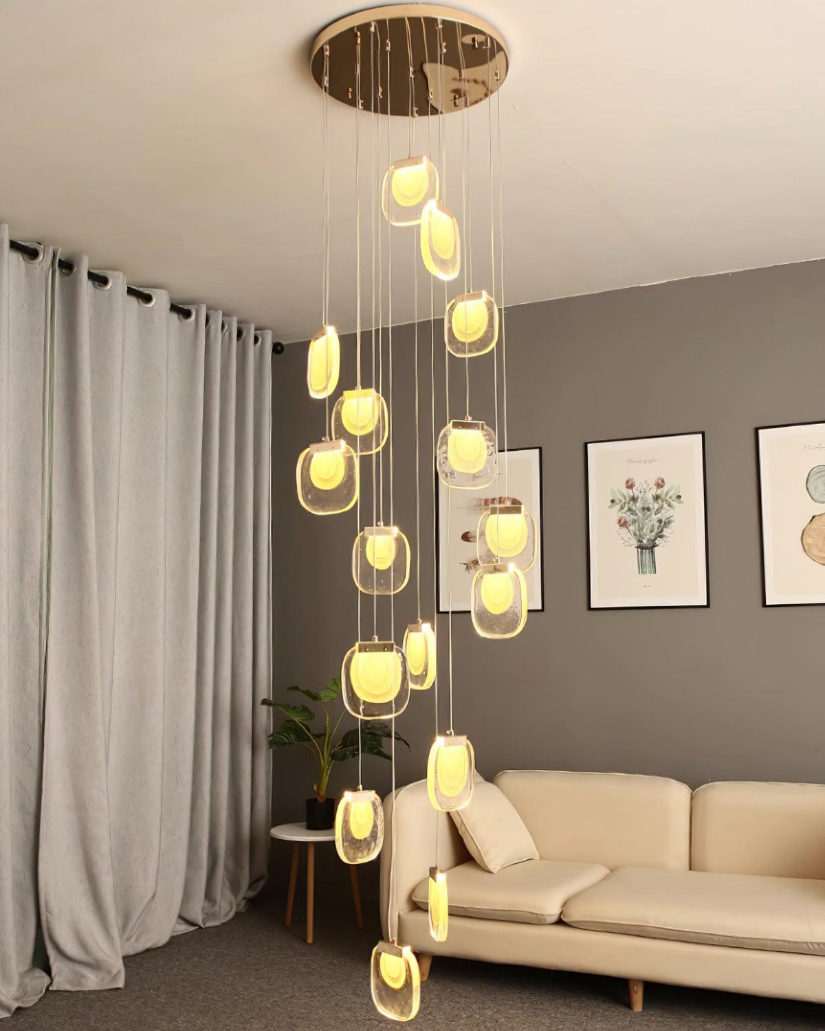 Glass Ripples Pendant Lamp - Docos