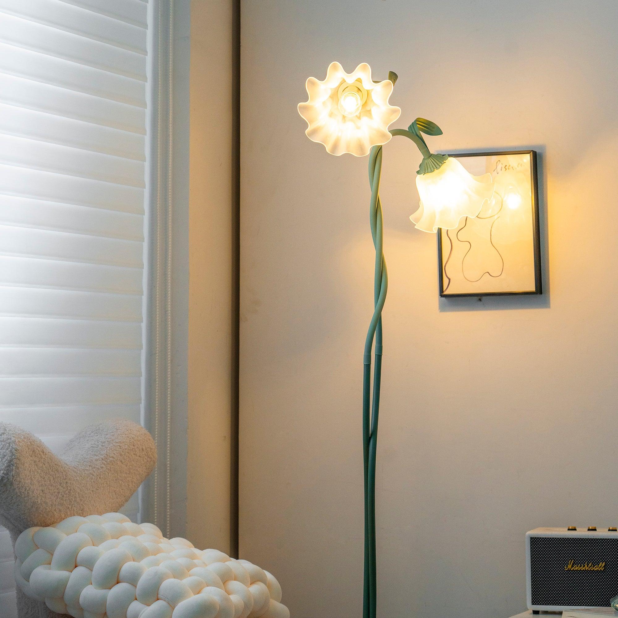 Talivay Floral Floor Lamp