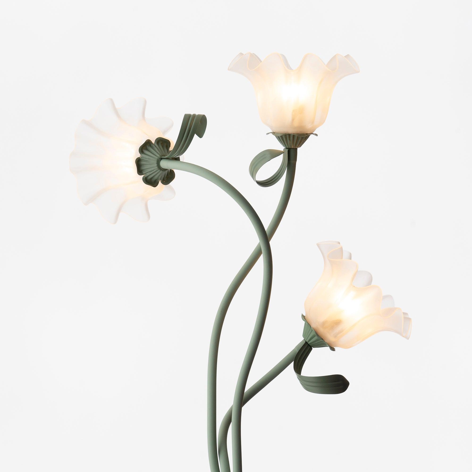 Talivay Floral Floor Lamp