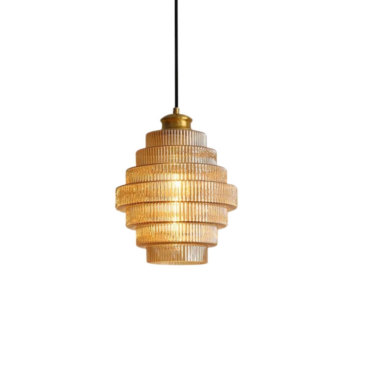 Coran Ribbed Pendant Light