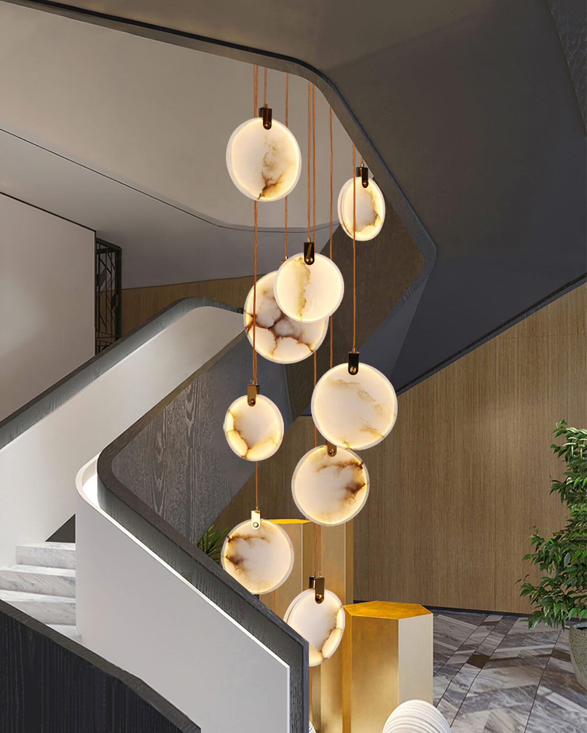 Hayleyna Geometric Pendant Light