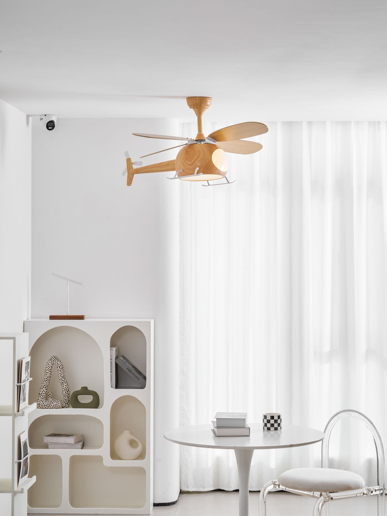 Yaralin Helicopter Ceiling Fan Light