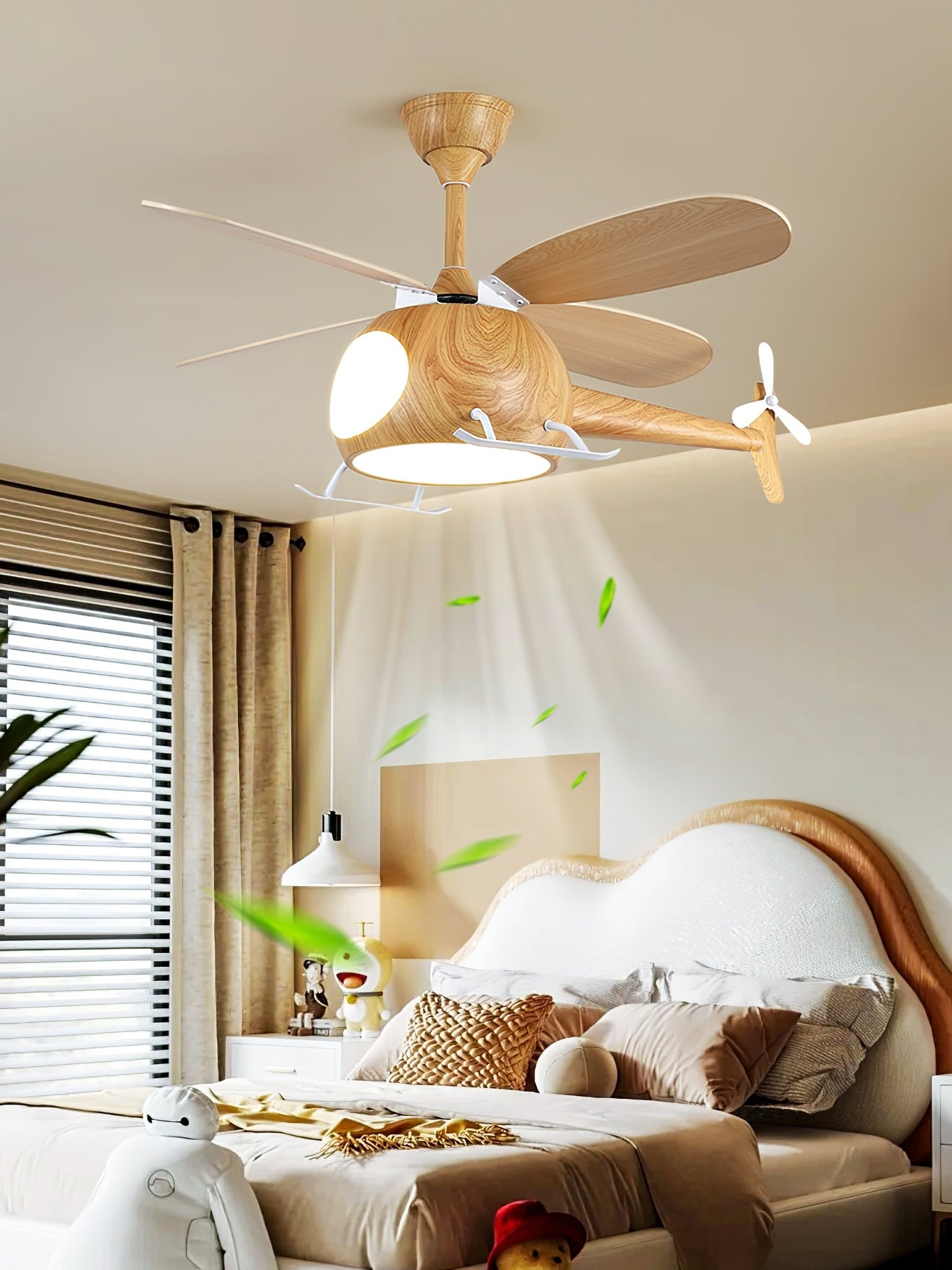 Yaralin Helicopter Ceiling Fan Light