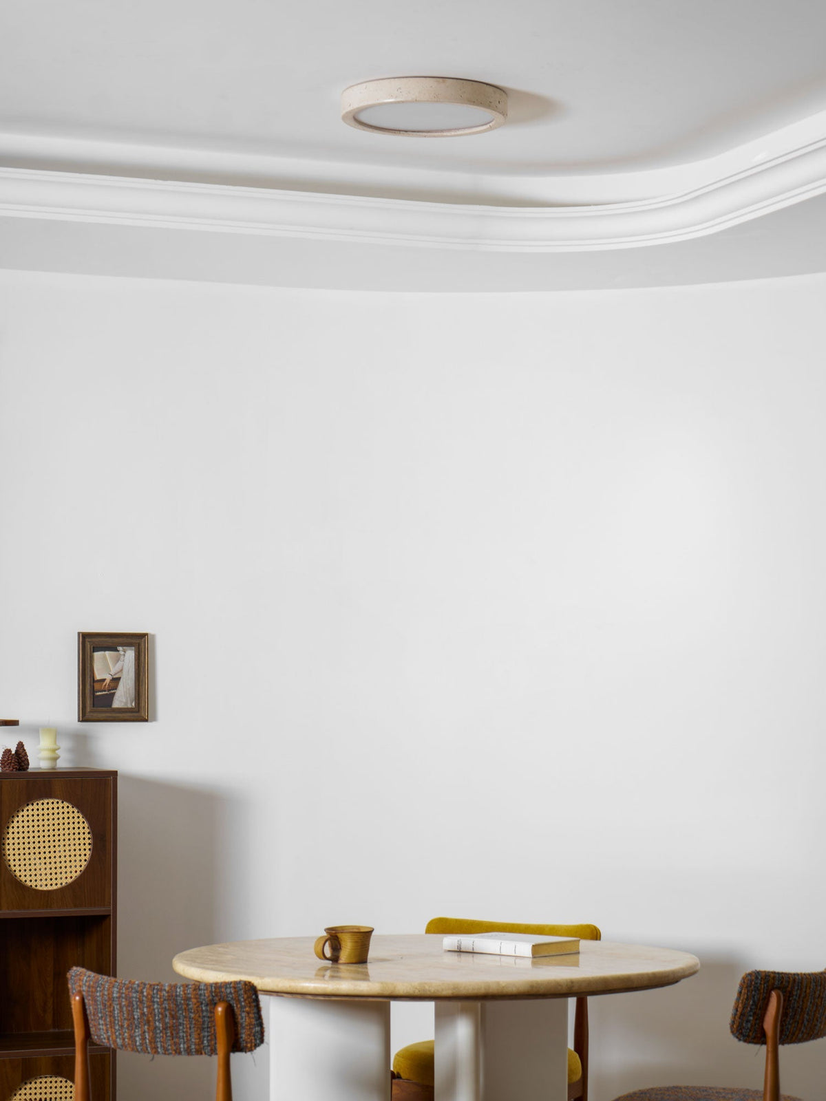 Horizon Travertine Ceiling Light – detail 15