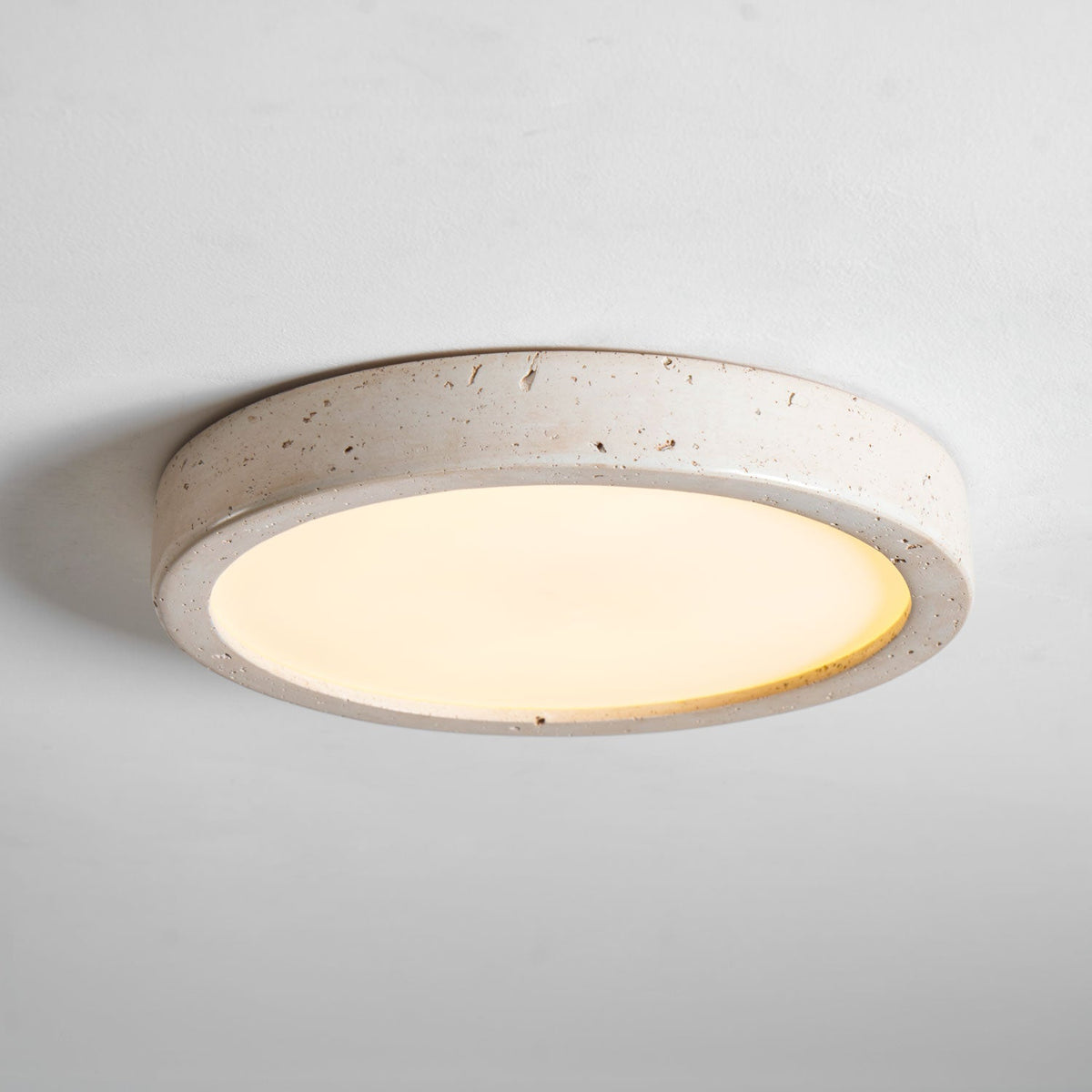 Horizon Travertine Ceiling Light – detail 24