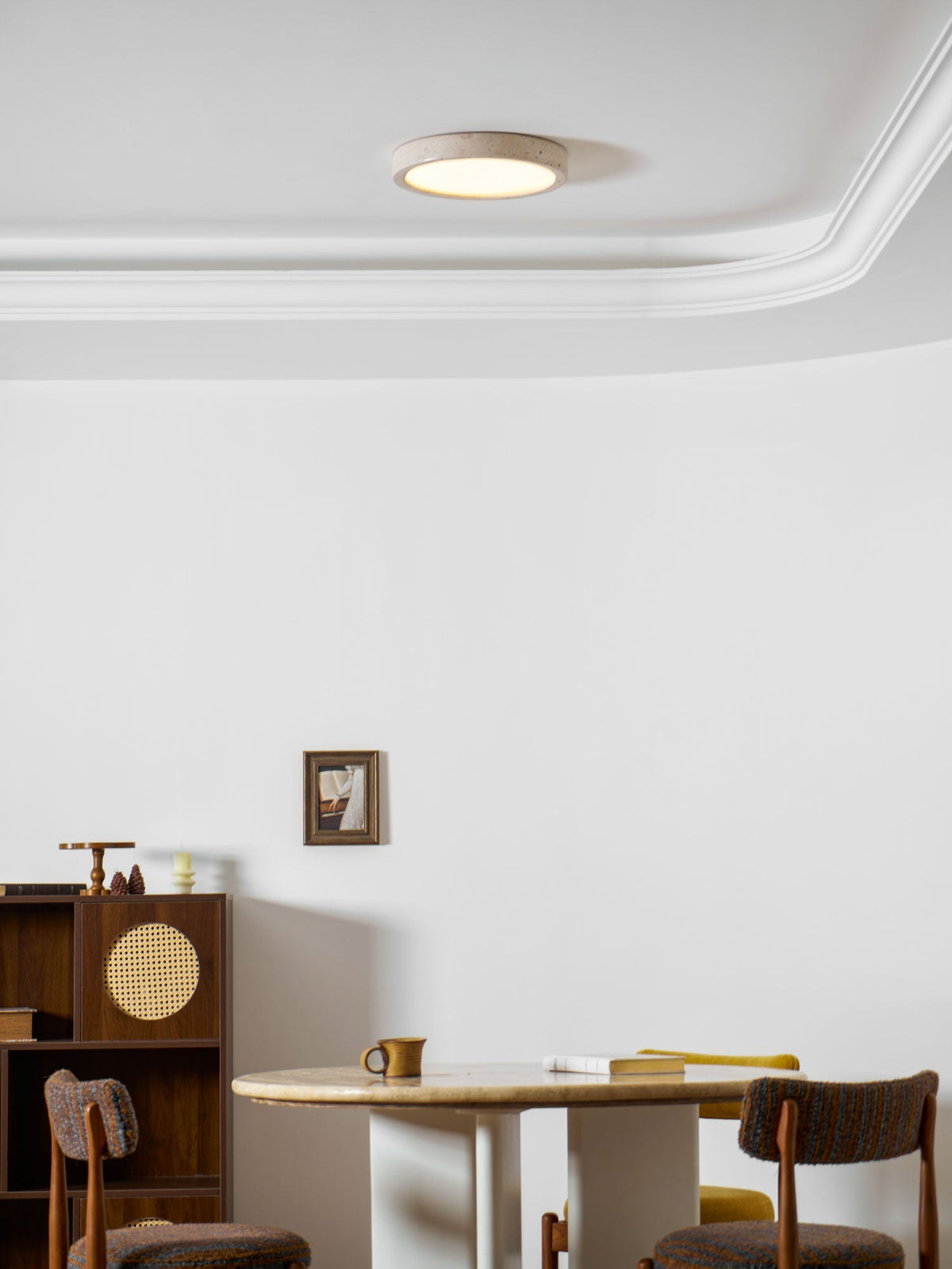 Horizon Travertine Ceiling Light – detail 17