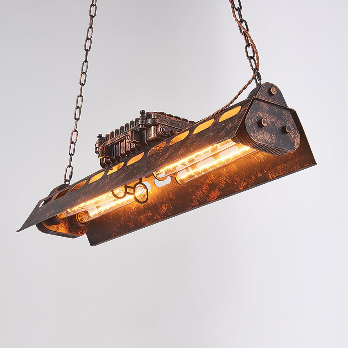 Industrial Steampunk Chandelier – detail 24