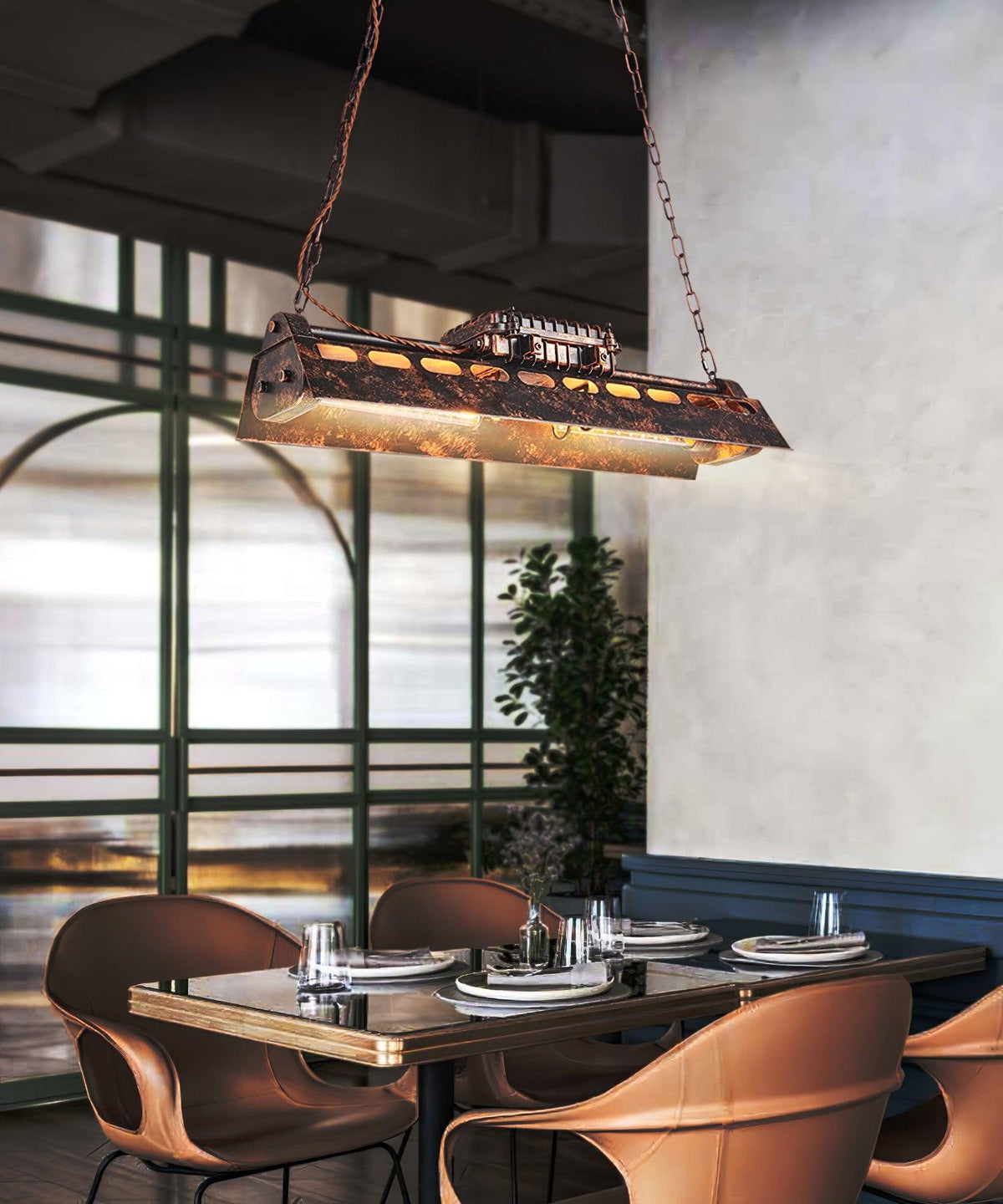 Industrial Steampunk Chandelier – detail 26