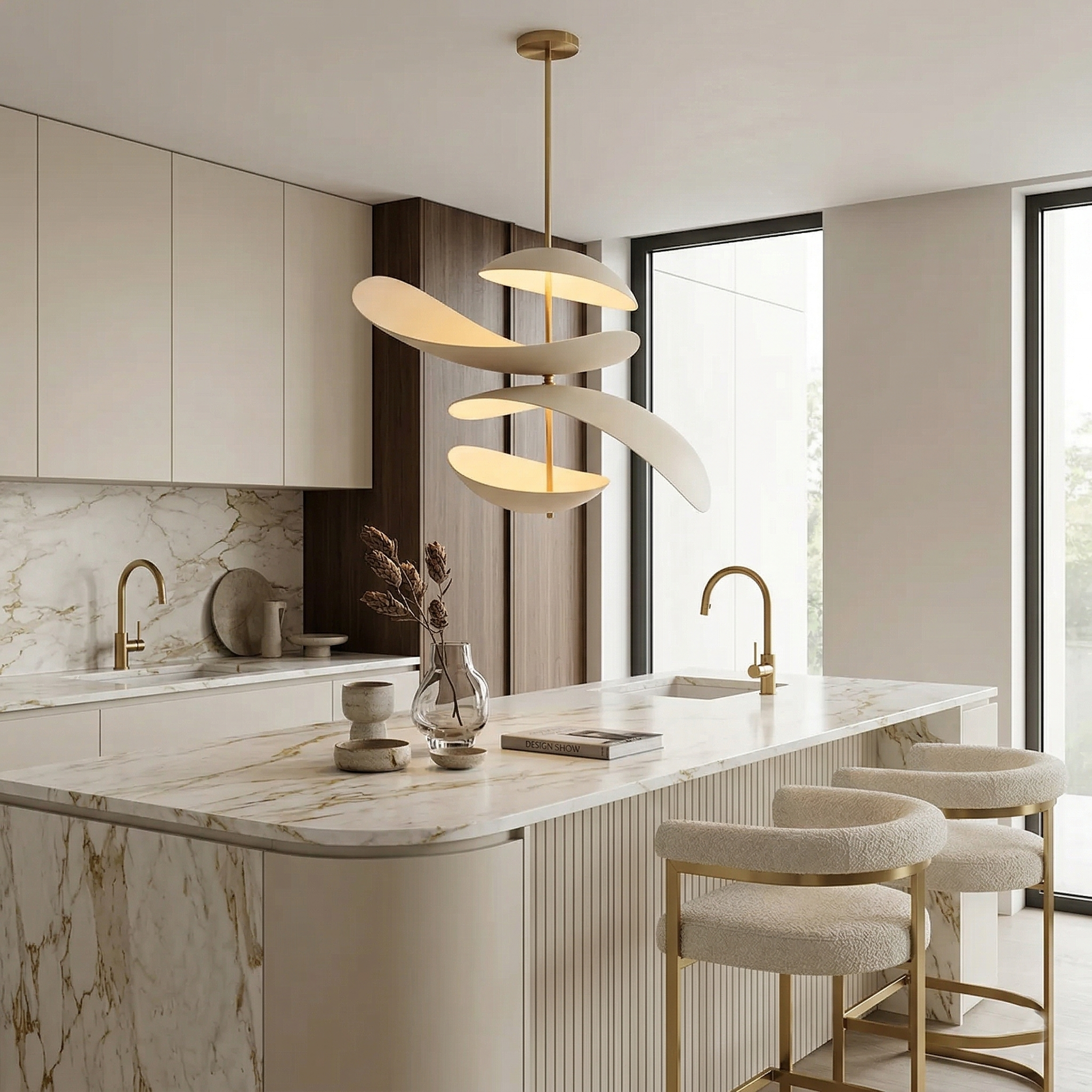 Glenii Sculptural Pendant Light