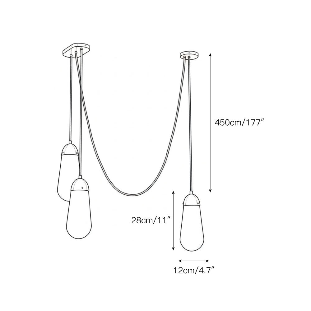 Zellin Cluster Pendant Light