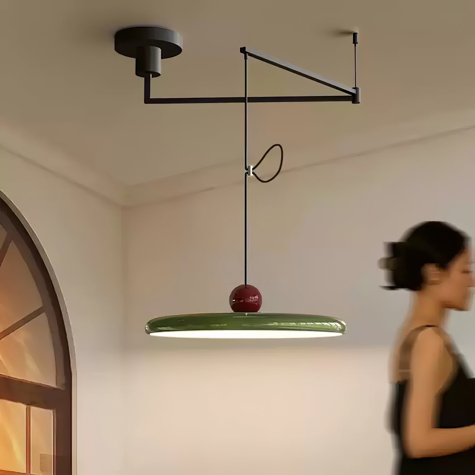 Rovele Swing Arm Pendant Light