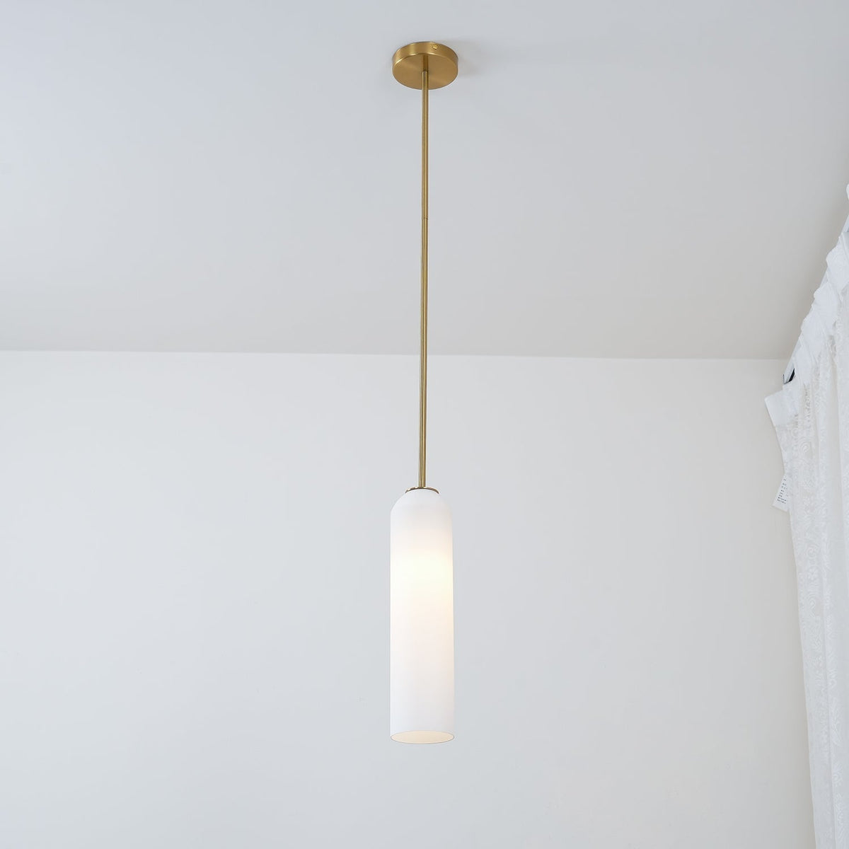 Long Tube Glass Pendant Light – detail 11