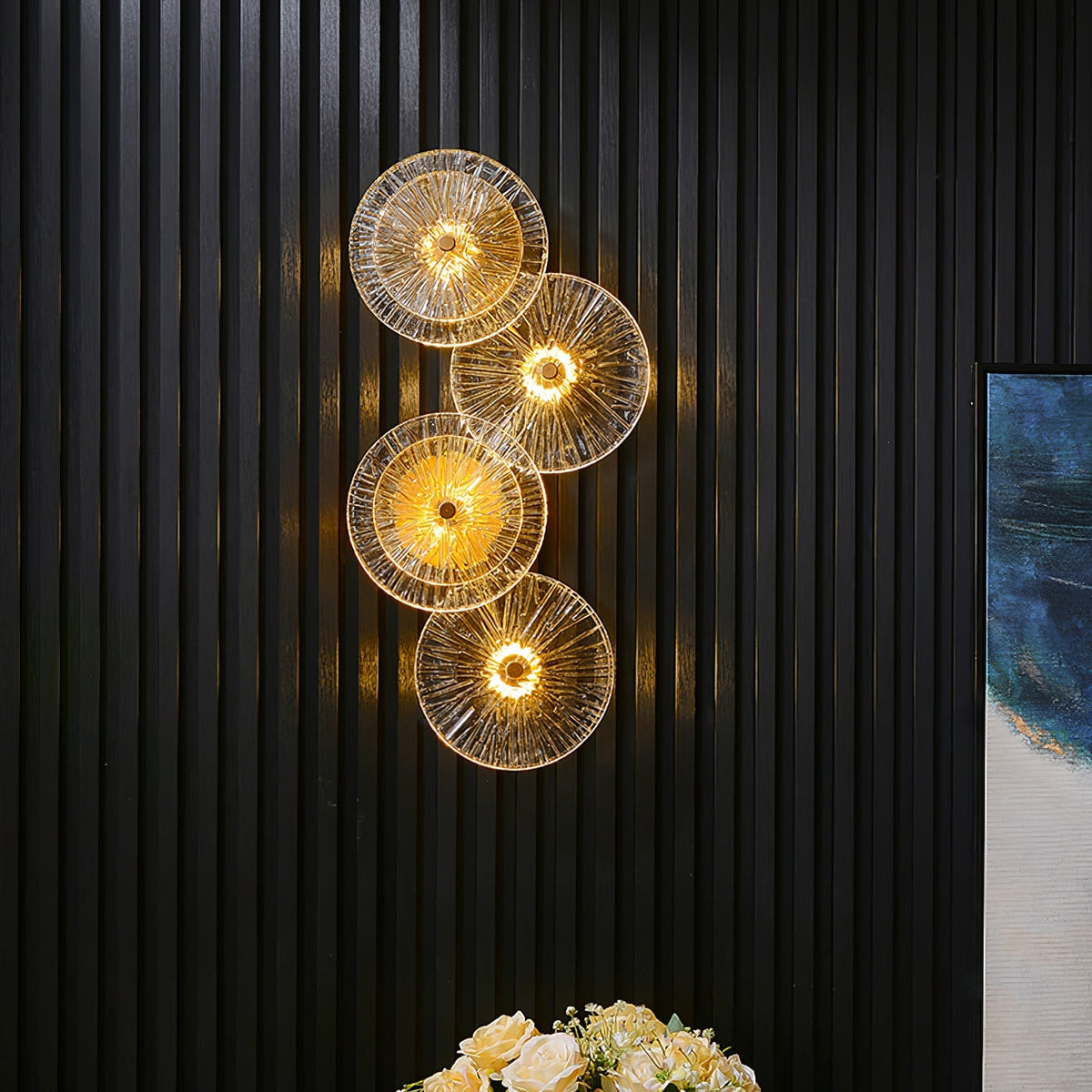 Lotus Leaves Wall Lamp – detail 4