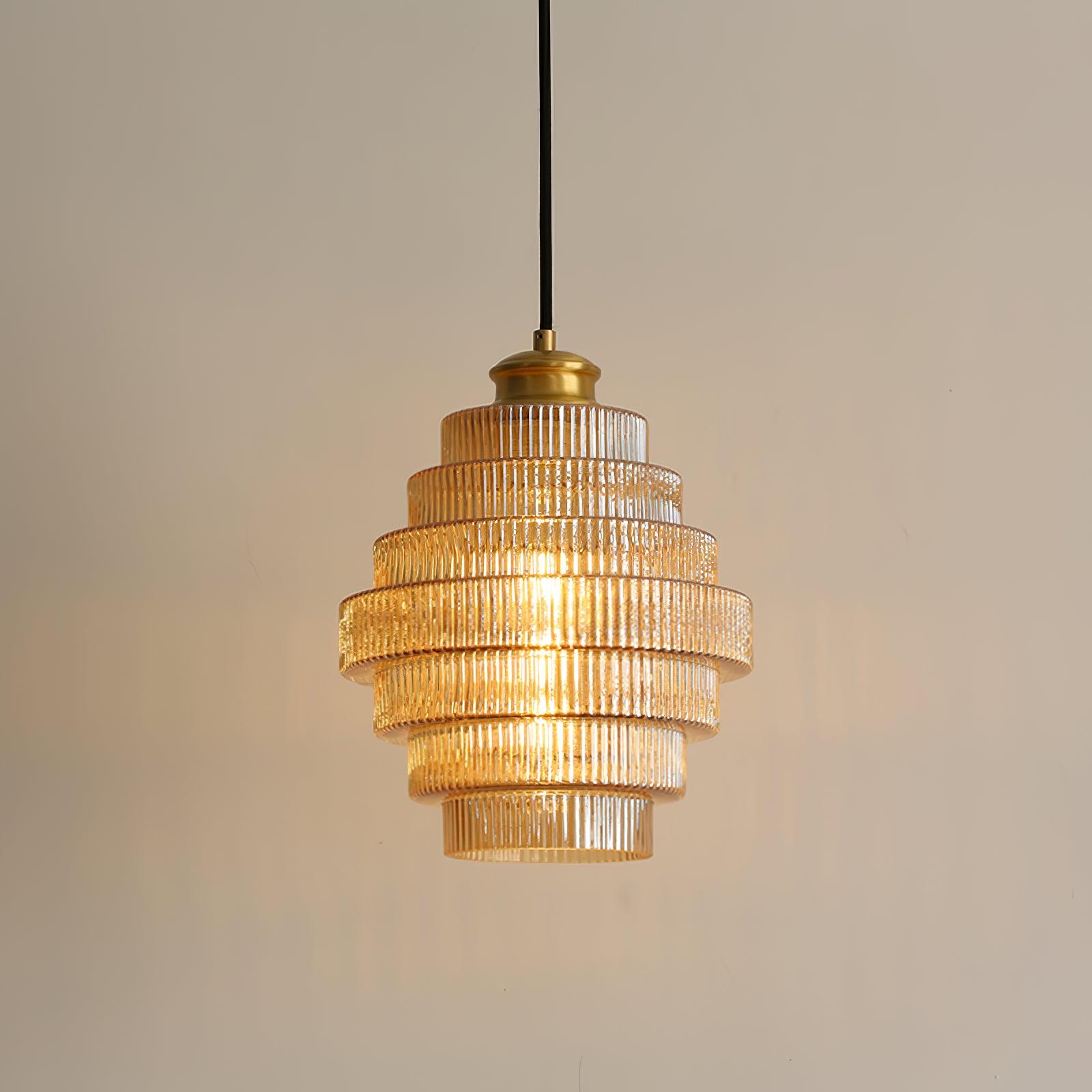 Coran Ribbed Pendant Light