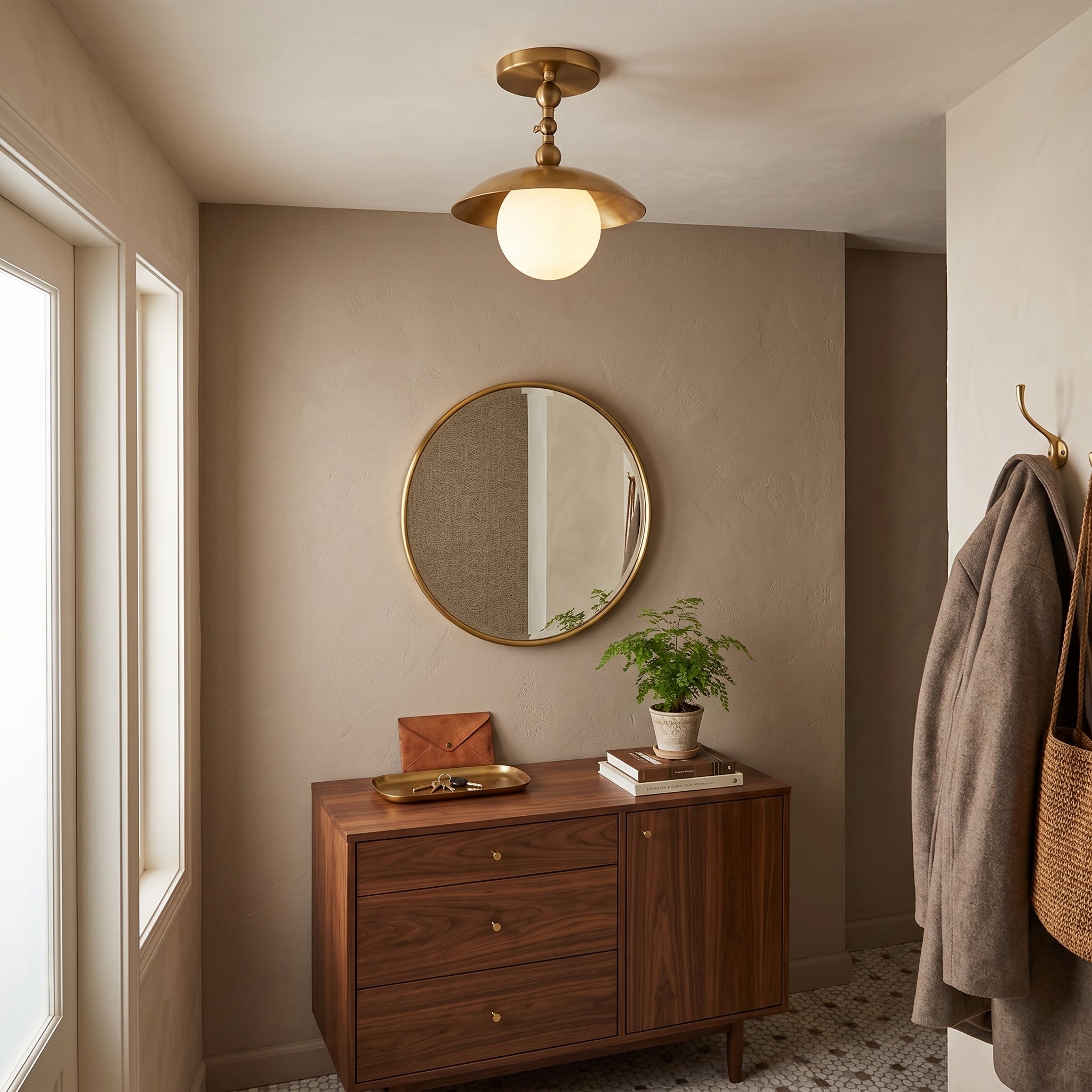 Quinleyen Semi Flush Ceiling Light
