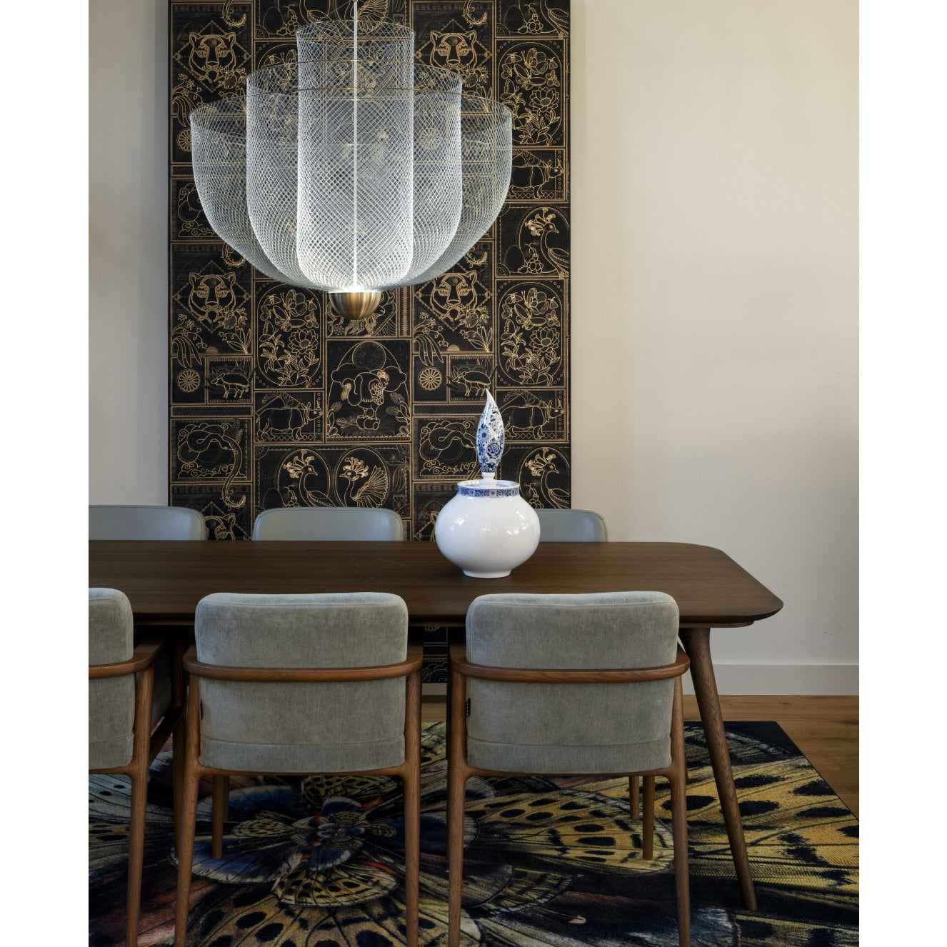 Sagevayn Geometric Chandelier