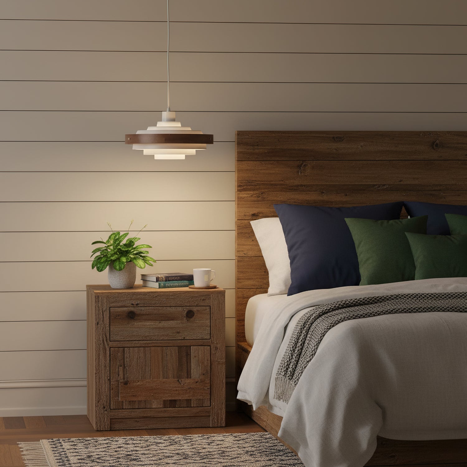 Reefiabay Drum Pendant Light
