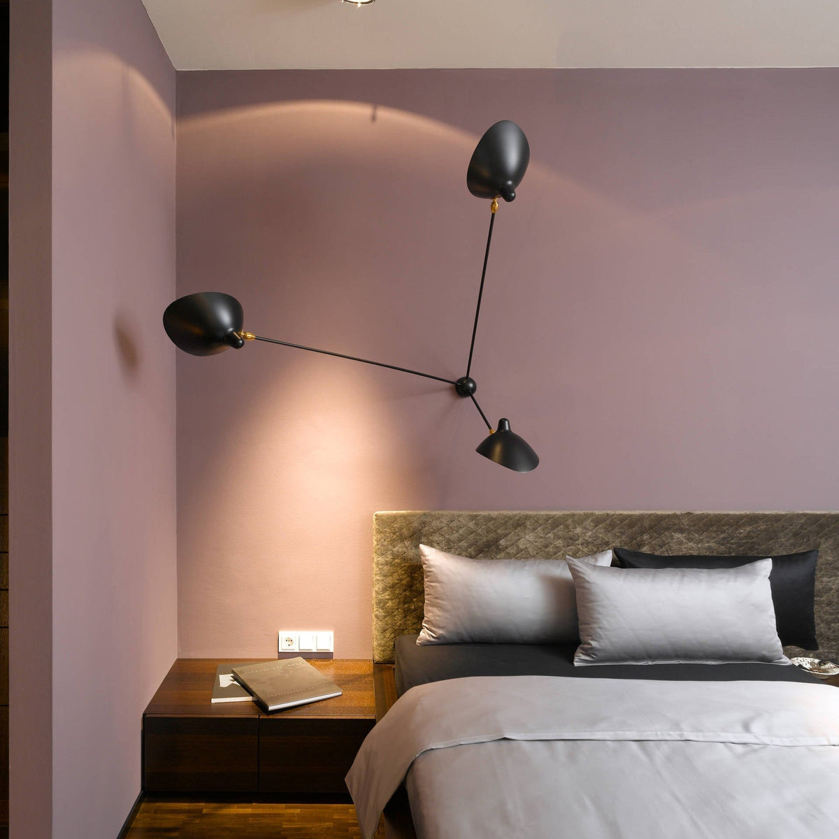 the mid-century spider-arm Ceiling Lamp B - Vakkerlight