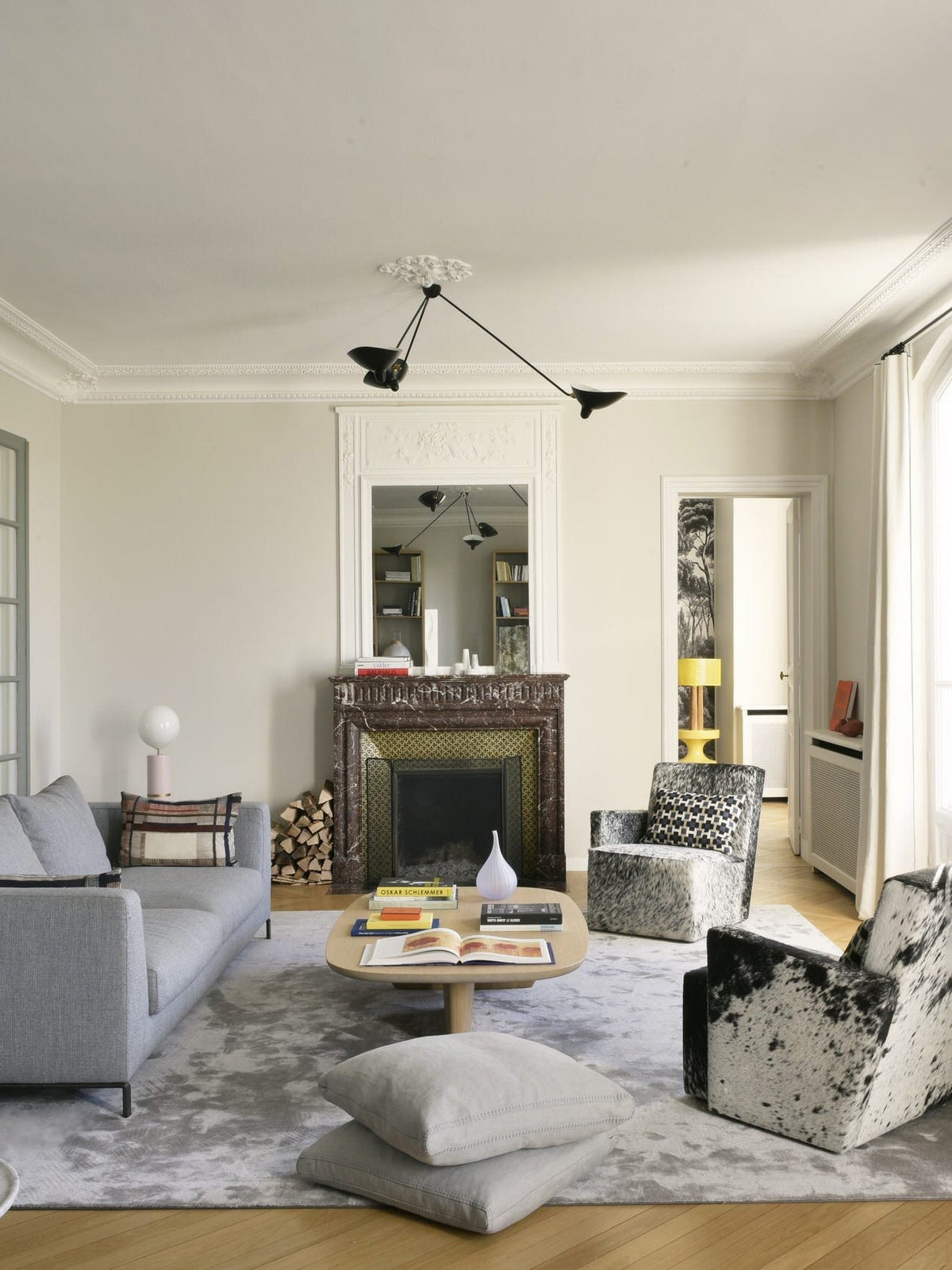the mid-century spider-arm Ceiling Lamp B - Vakkerlight
