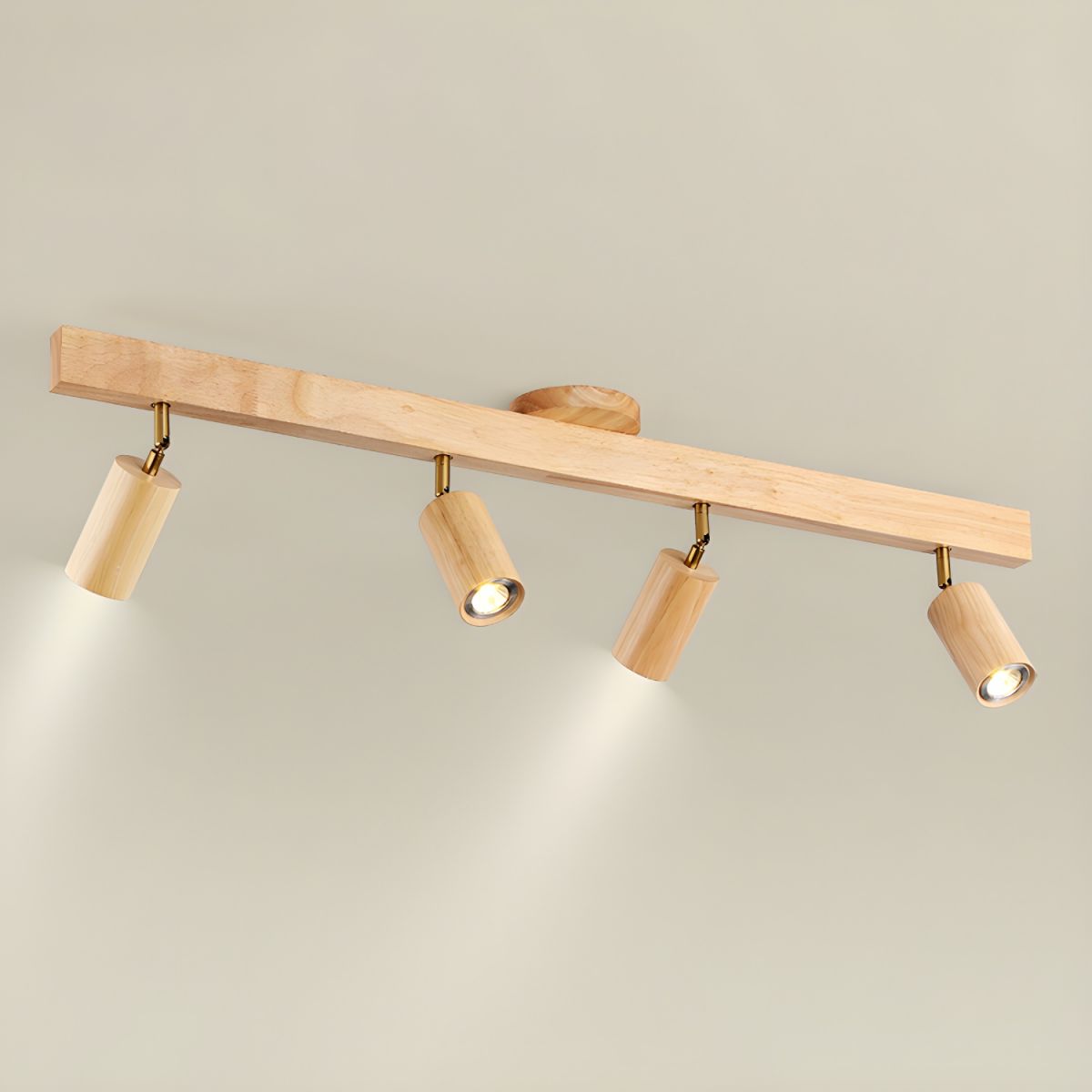 Natural Wood Beam Spotlight Light – detail 8