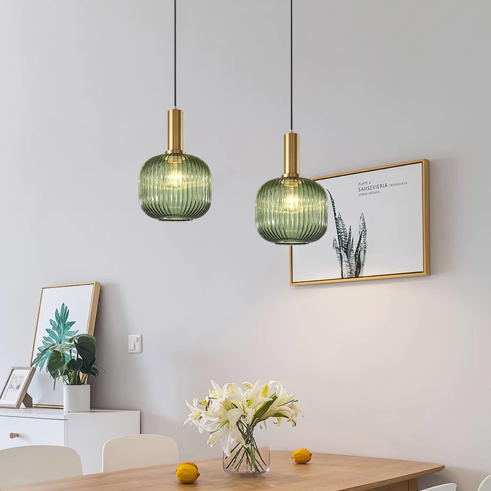 Sagemarro Ribbed Pendant Light