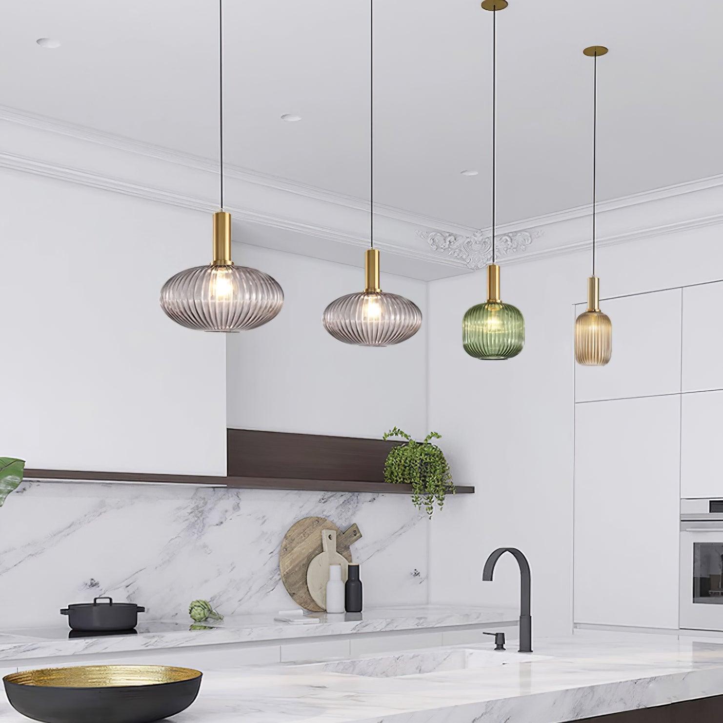 Sagemarro Ribbed Pendant Light