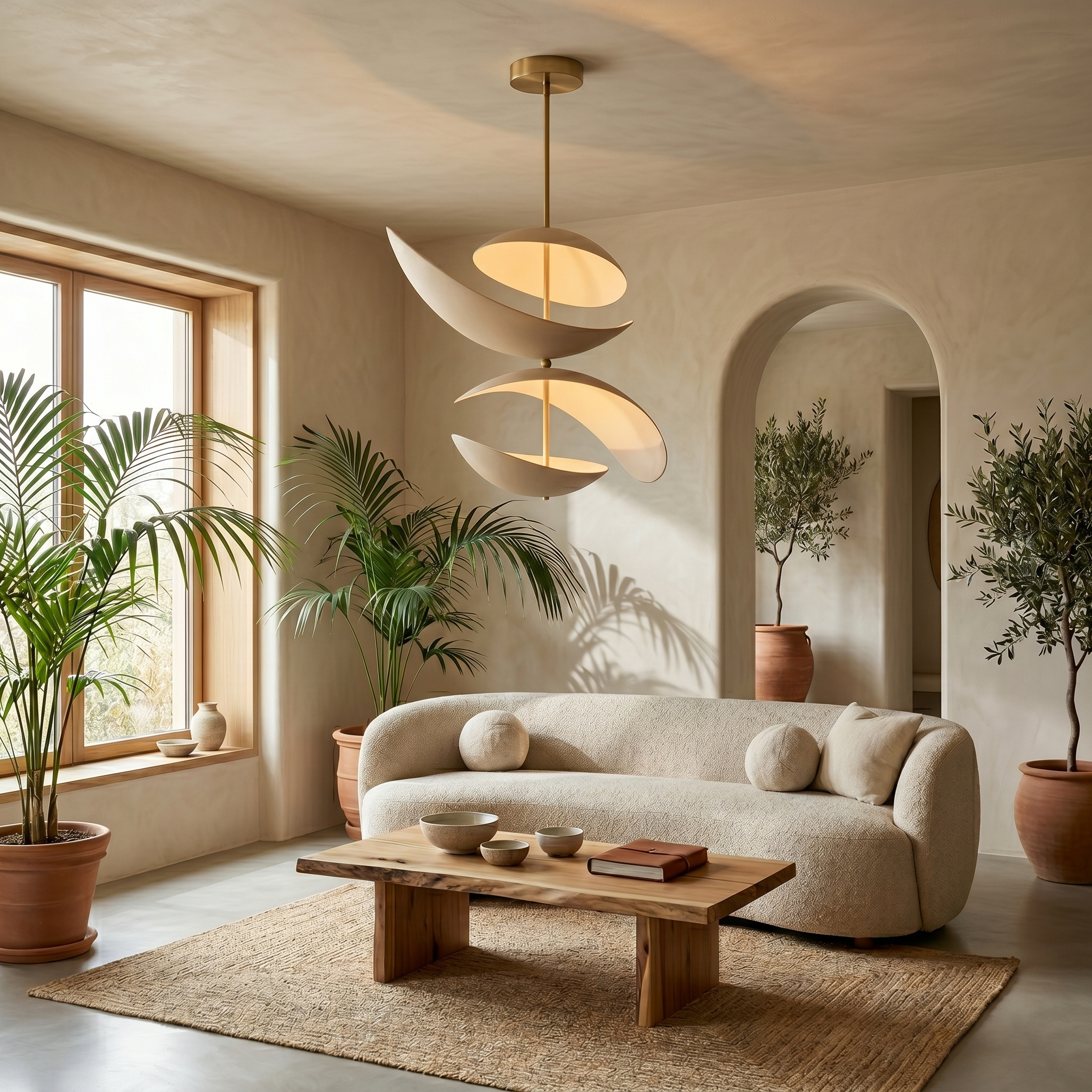 Glenii Sculptural Pendant Light