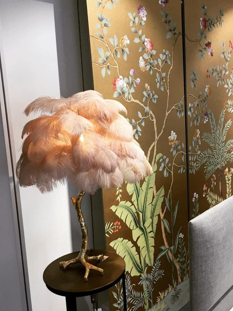 Dekorfine Ostrich Feather Table Lamp — Detail View 51