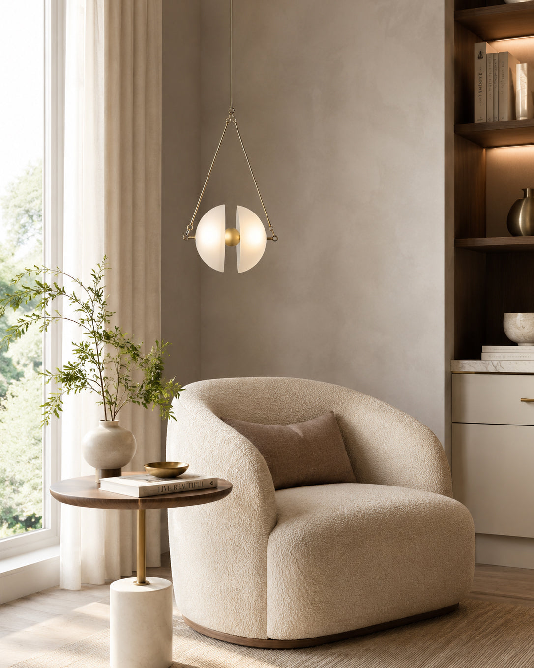 Kaiey Sculptural Pendant Light