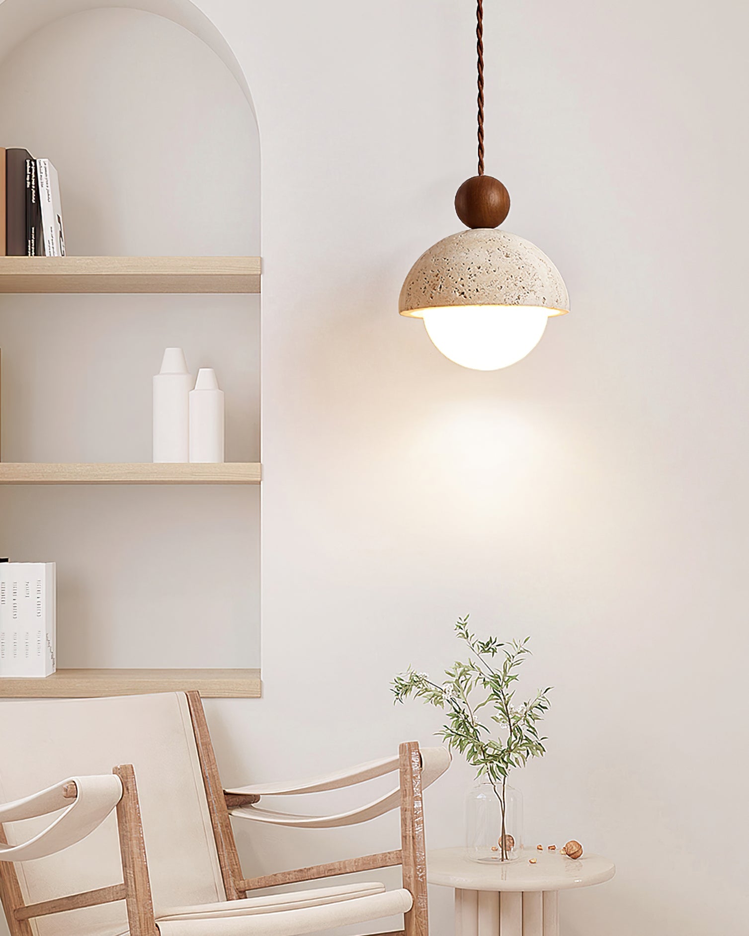 Serolen Travetine Pendant Light