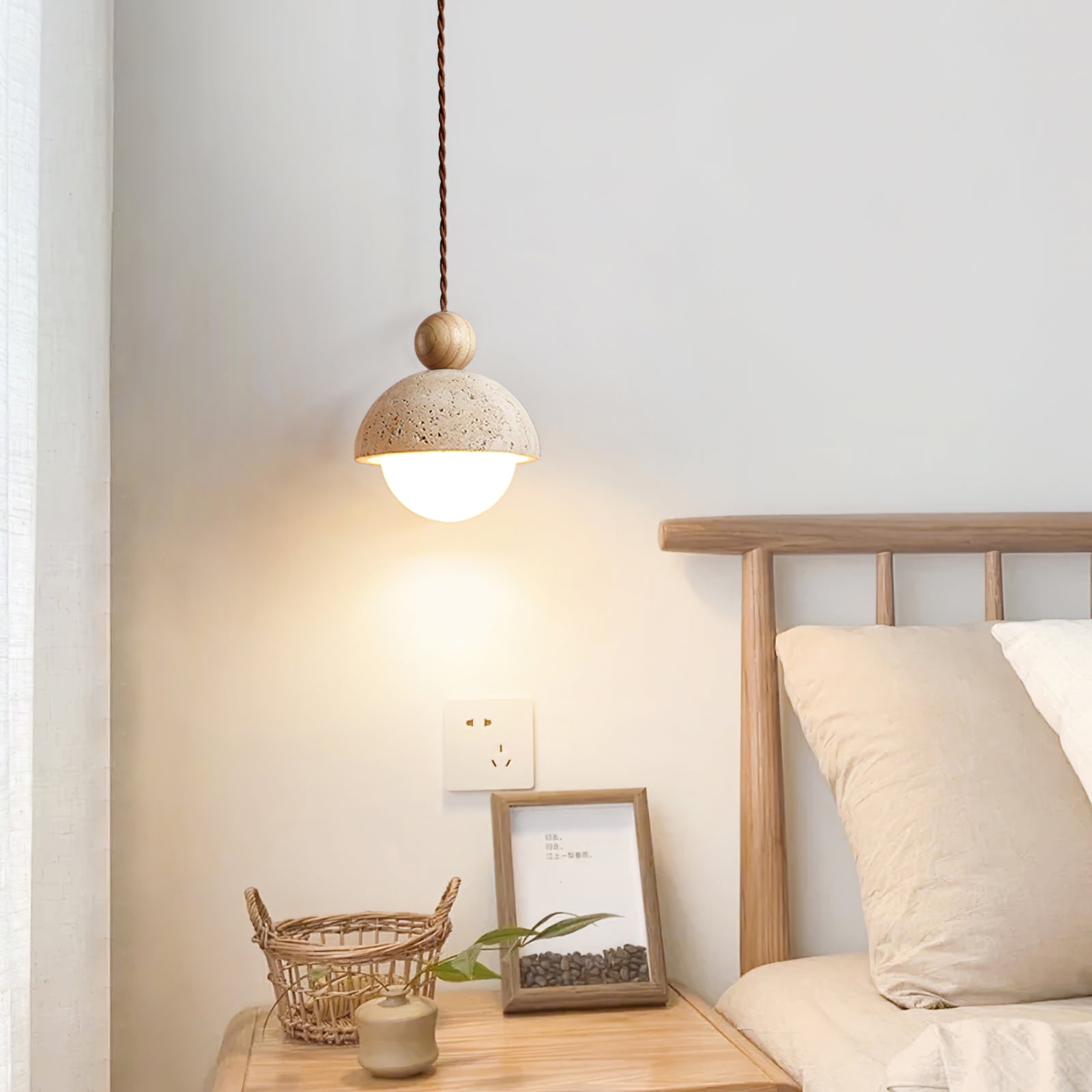 Serolen Travetine Pendant Light