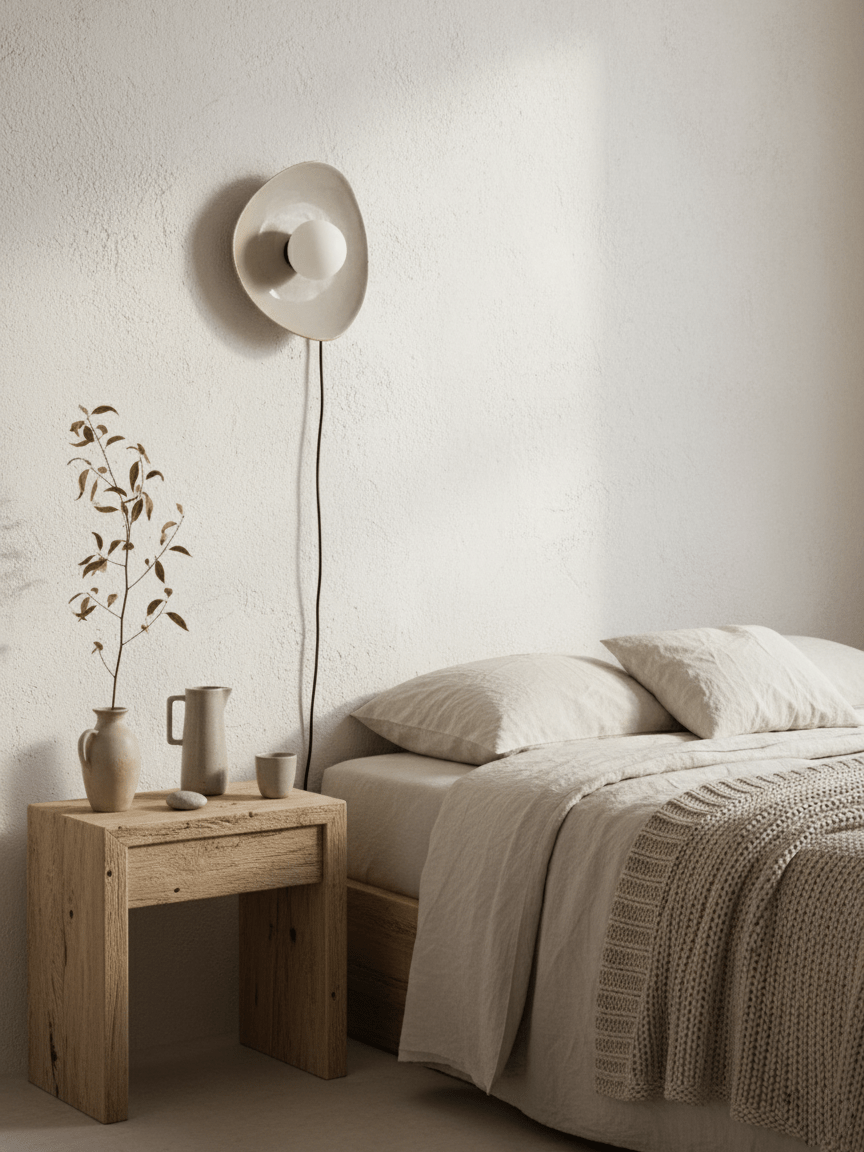 Pebble Disc Plug-in Wall Light – detail 8