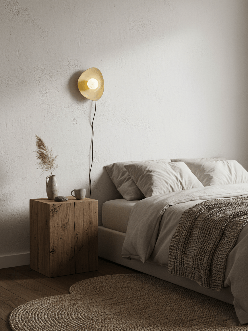 Pebble Disc Plug-in Wall Light – detail 7