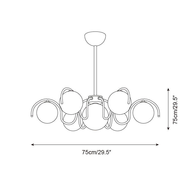 Kaivale Globe Chandelier