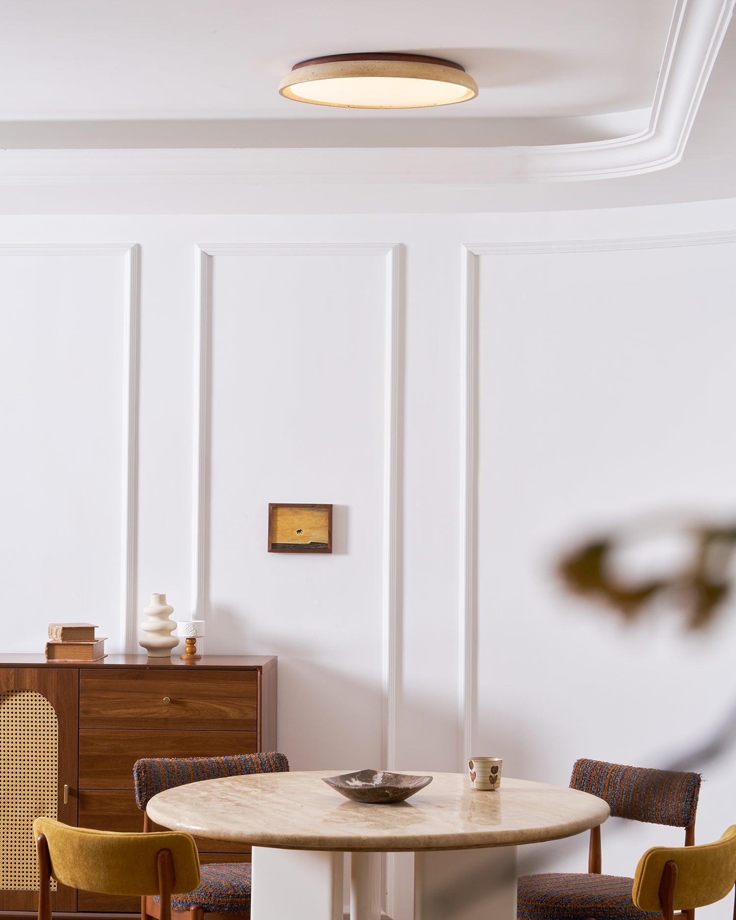 Zanli Travertine Ceiling Light
