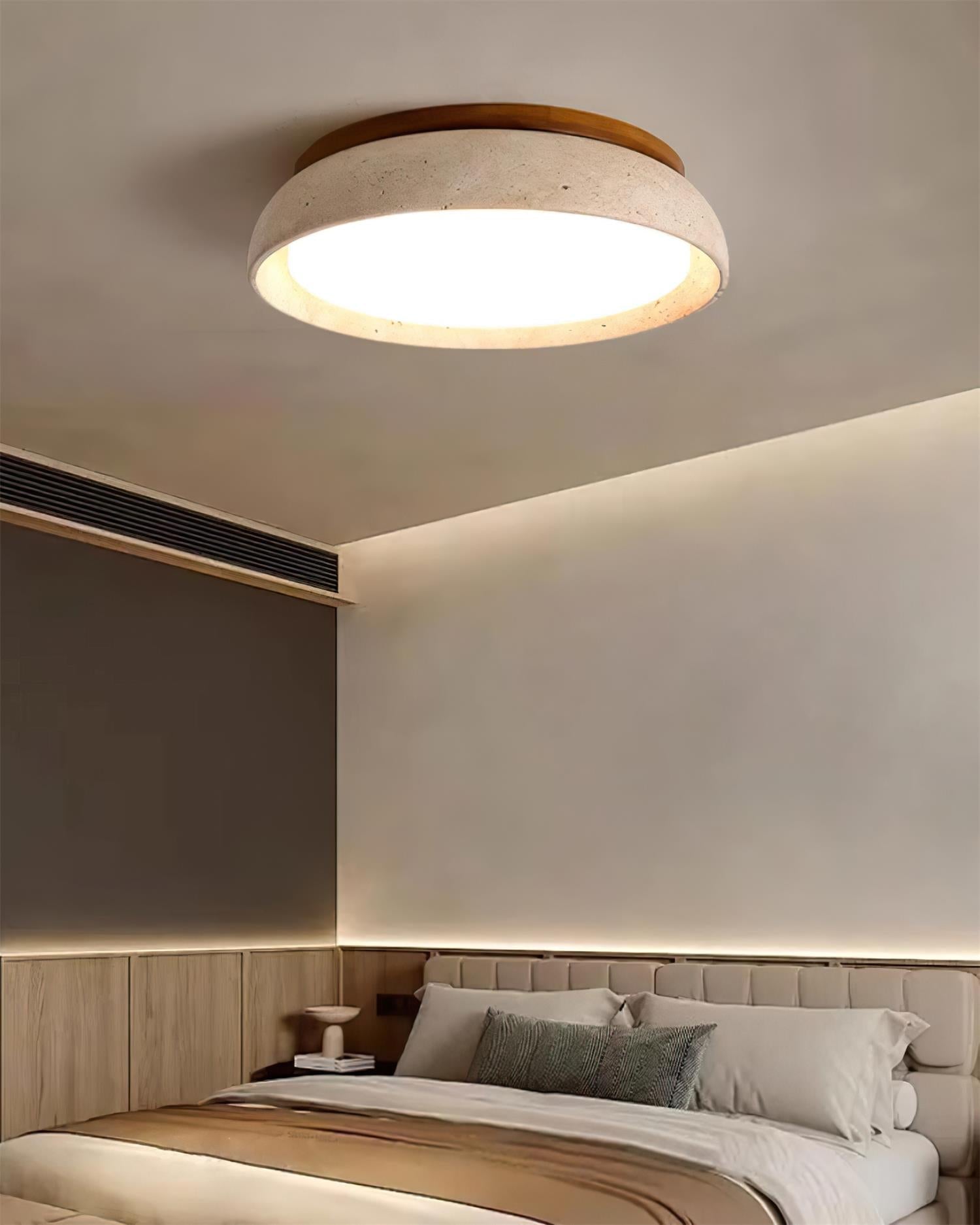 Zanli Travertine Ceiling Light