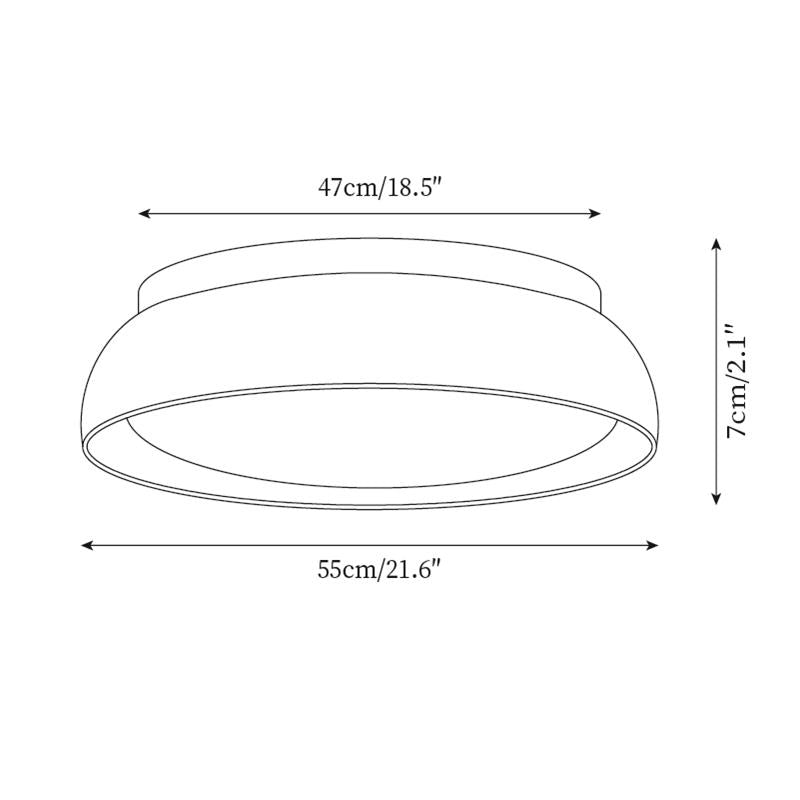 Zanli Travertine Ceiling Light