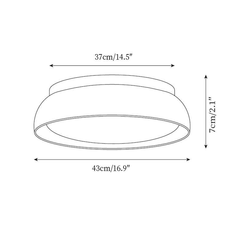 Zanli Travertine Ceiling Light