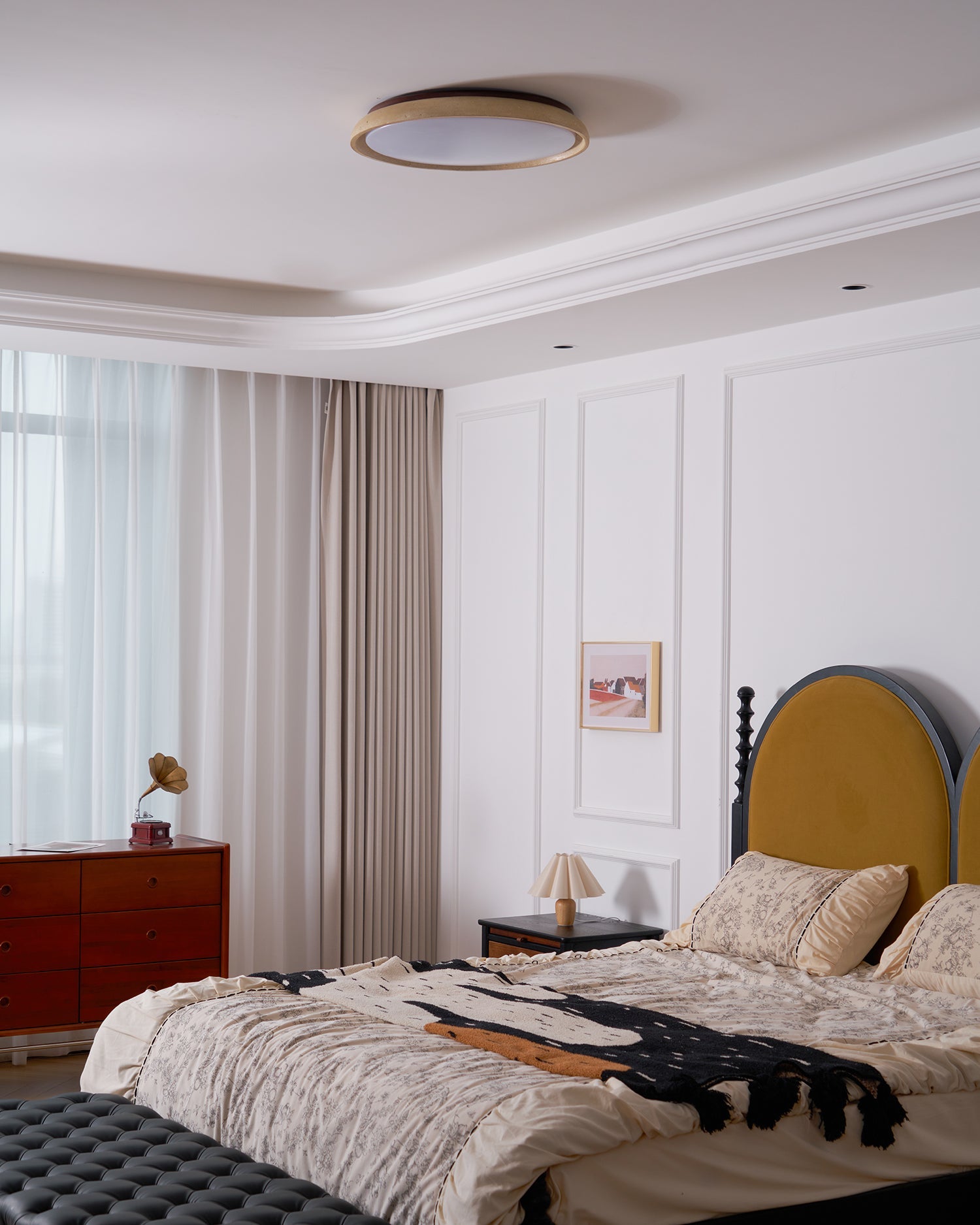 Zanli Travertine Ceiling Light