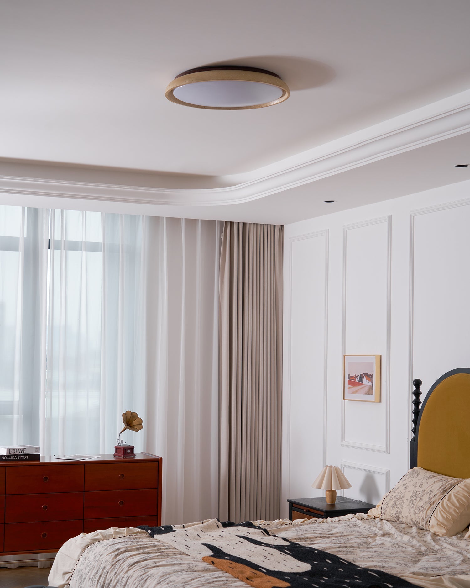 Zanli Travertine Ceiling Light