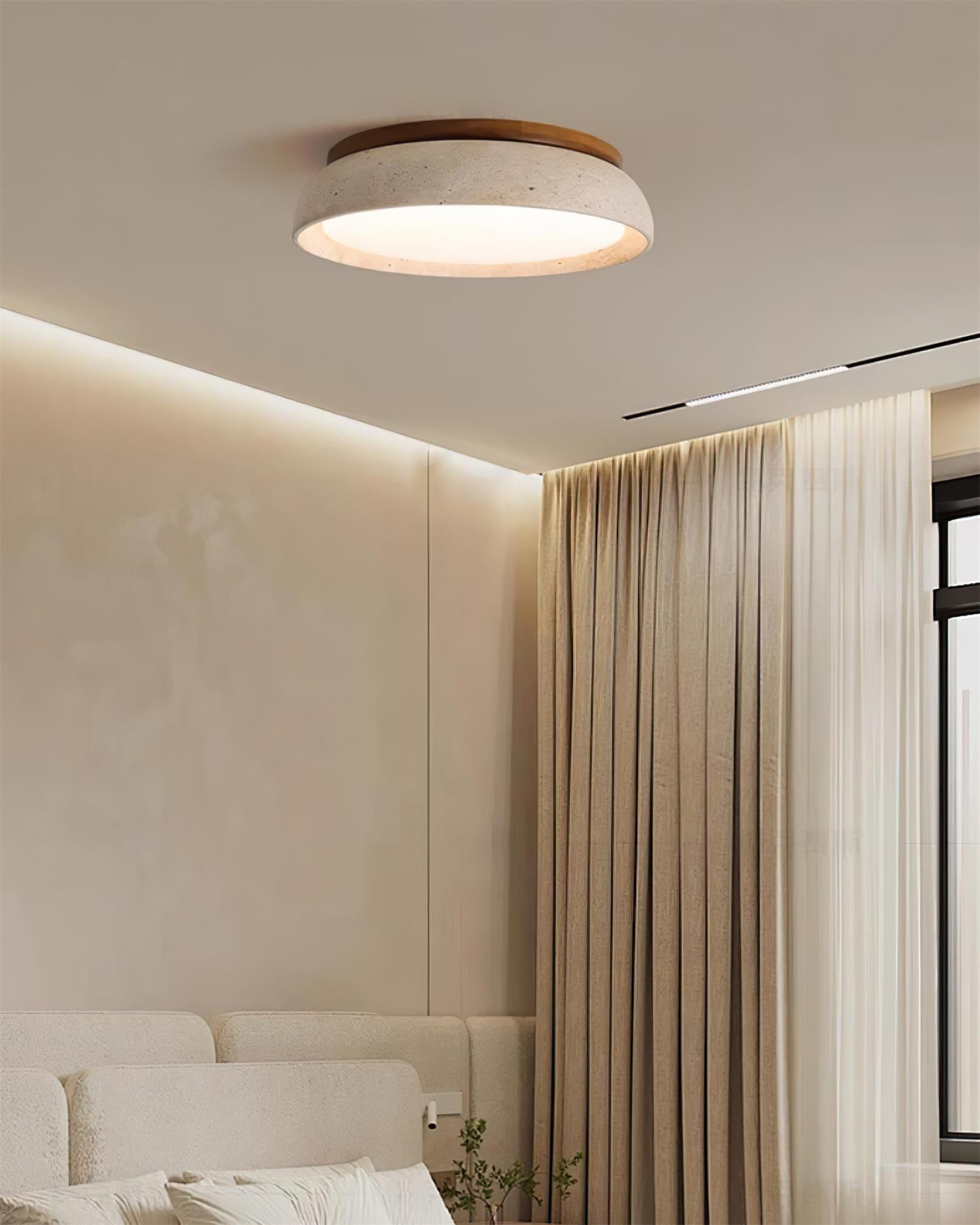 Zanli Travertine Ceiling Light