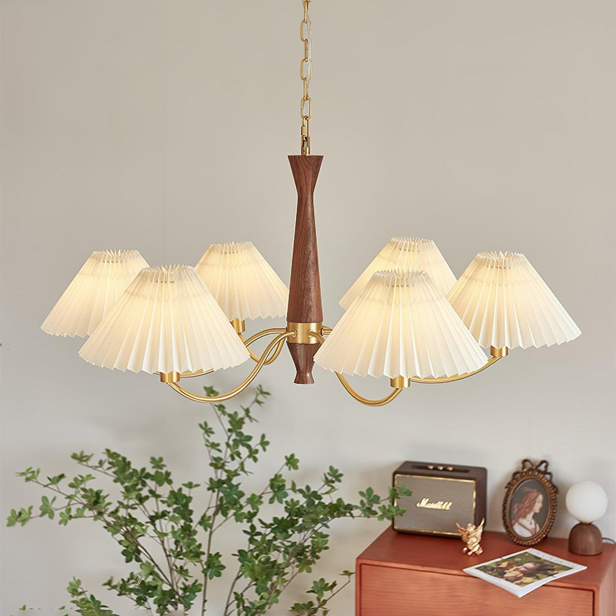 Pleated Chandelier – detail 2