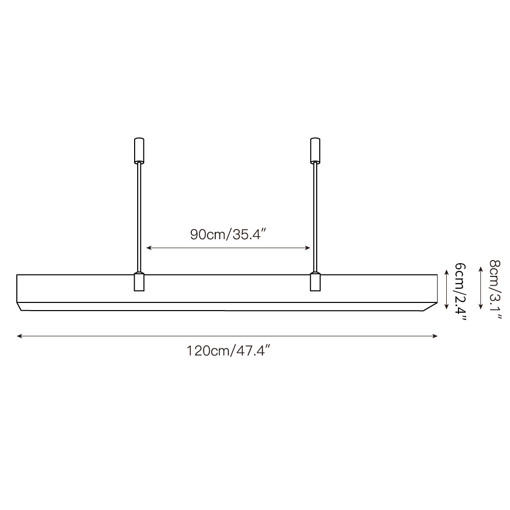 Tavoa Alabaster Linear Chandelier
