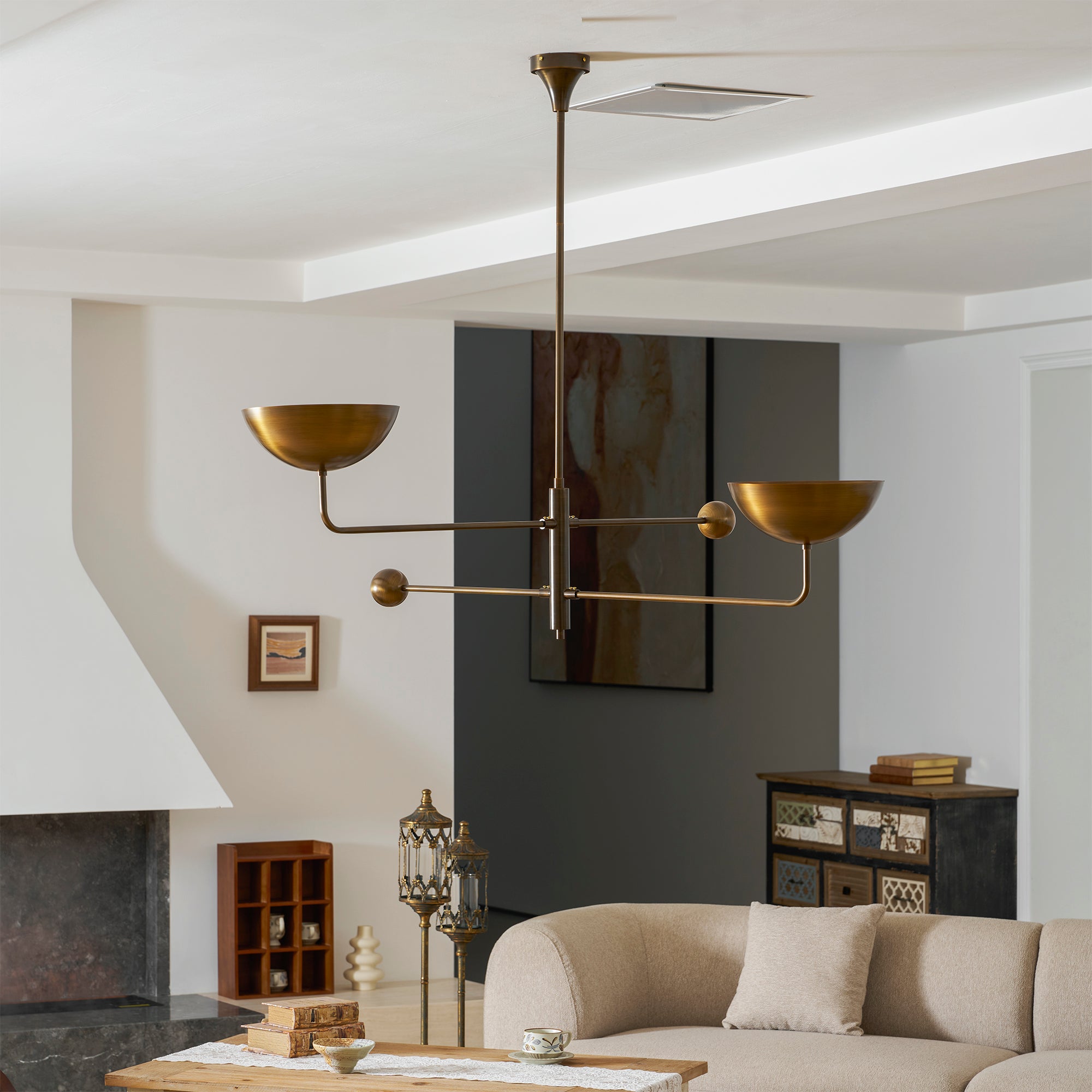 Bexroor Twin Arm Chandelier