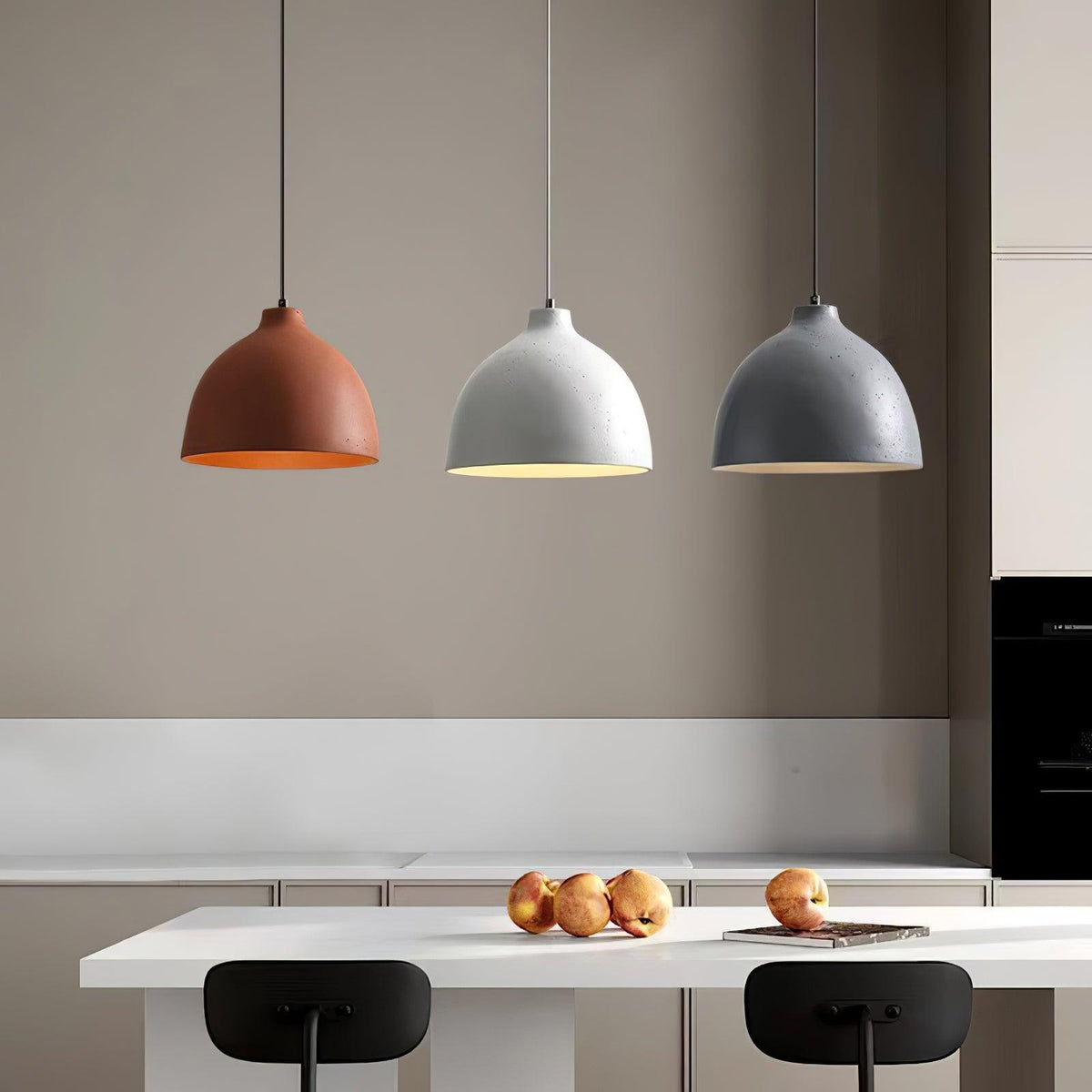 Resin Bowl Pendant Lamp – detail 2