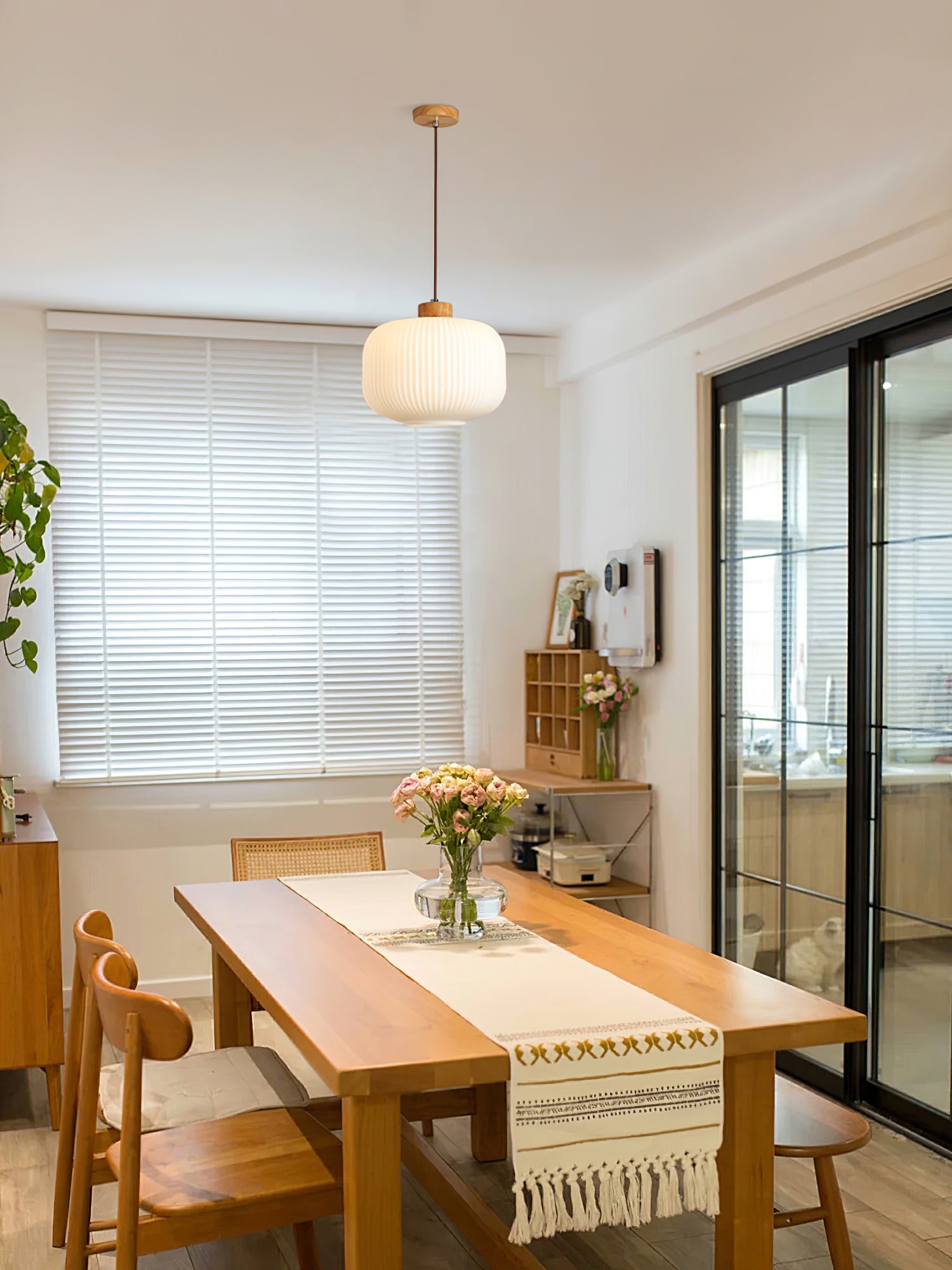 Pavale Ribbed Pendant Light