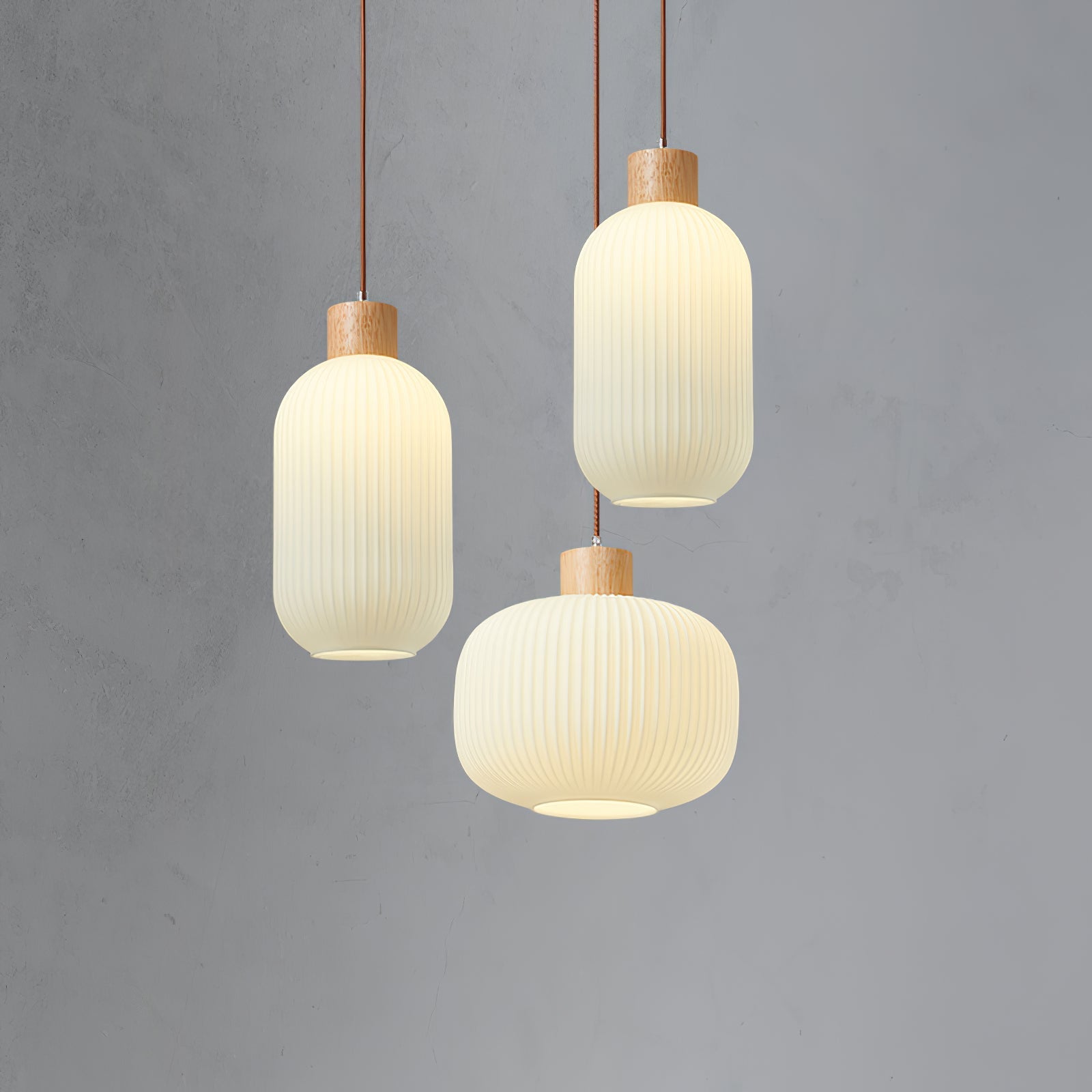 Pavale Ribbed Pendant Light