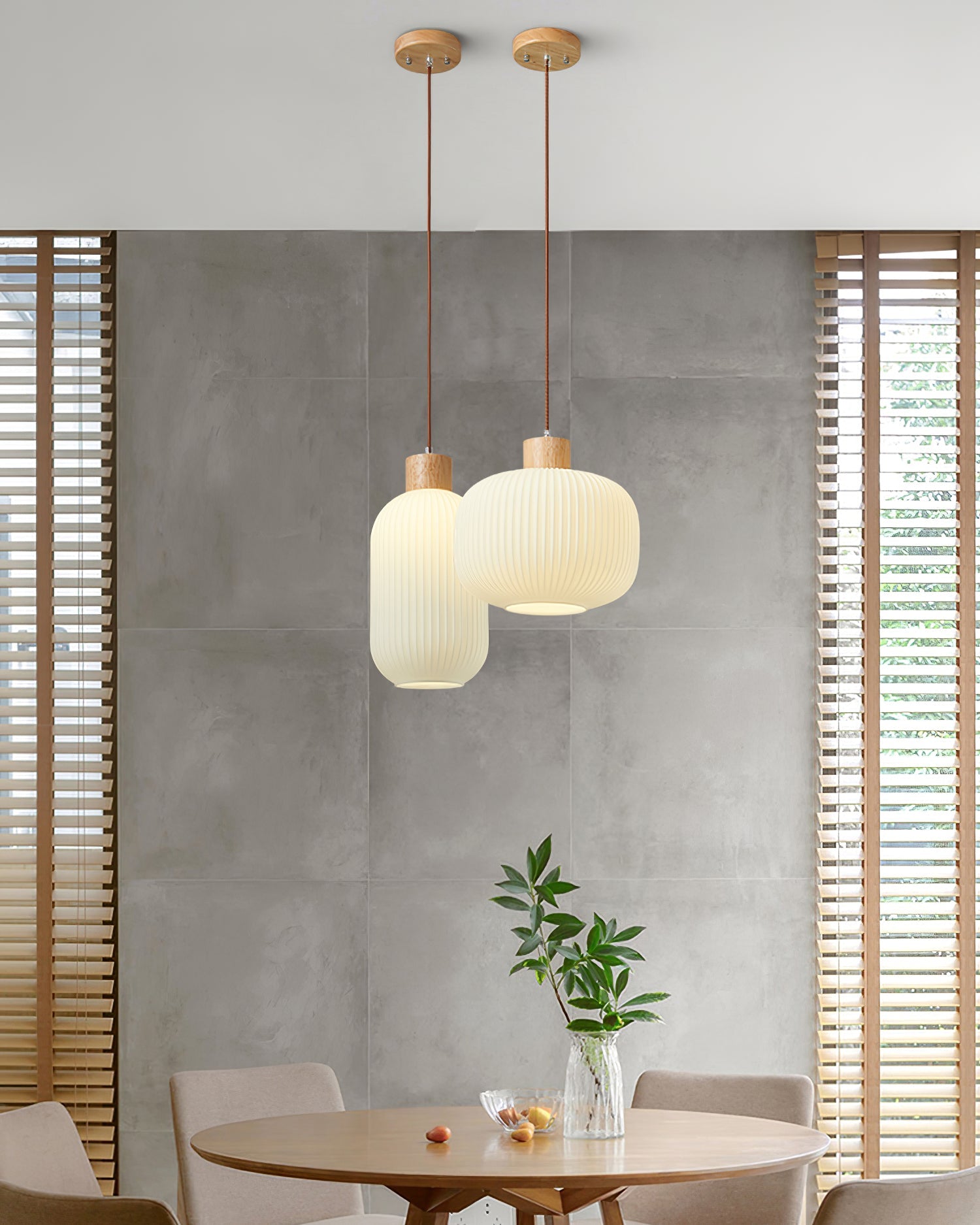 Pavale Ribbed Pendant Light