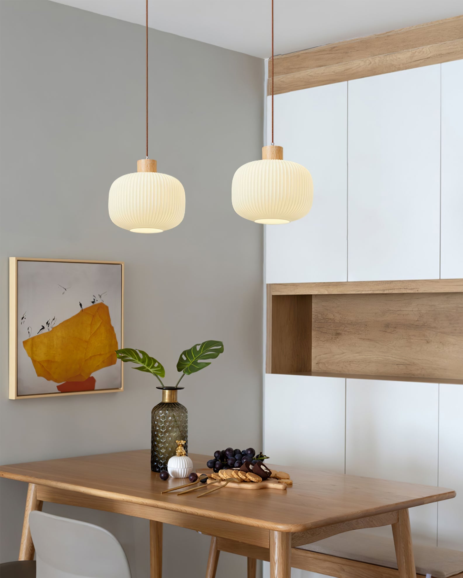 Pavale Ribbed Pendant Light