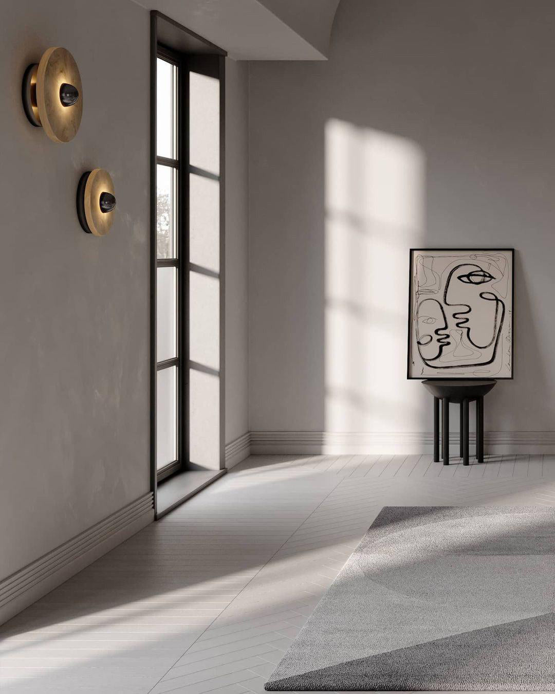 Jorliey Round Wall Light